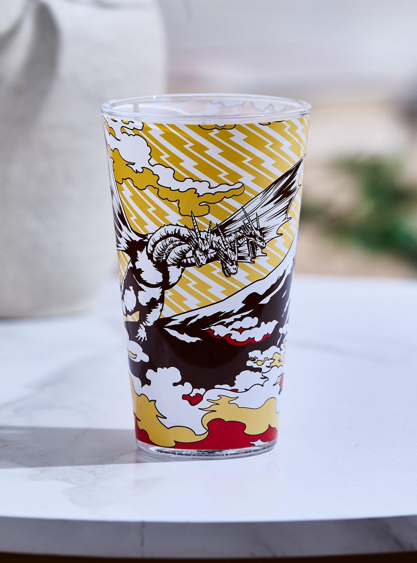 Godzilla King Ghidorah Mountain Scene Pint Glass - BoxLunch Exclusive