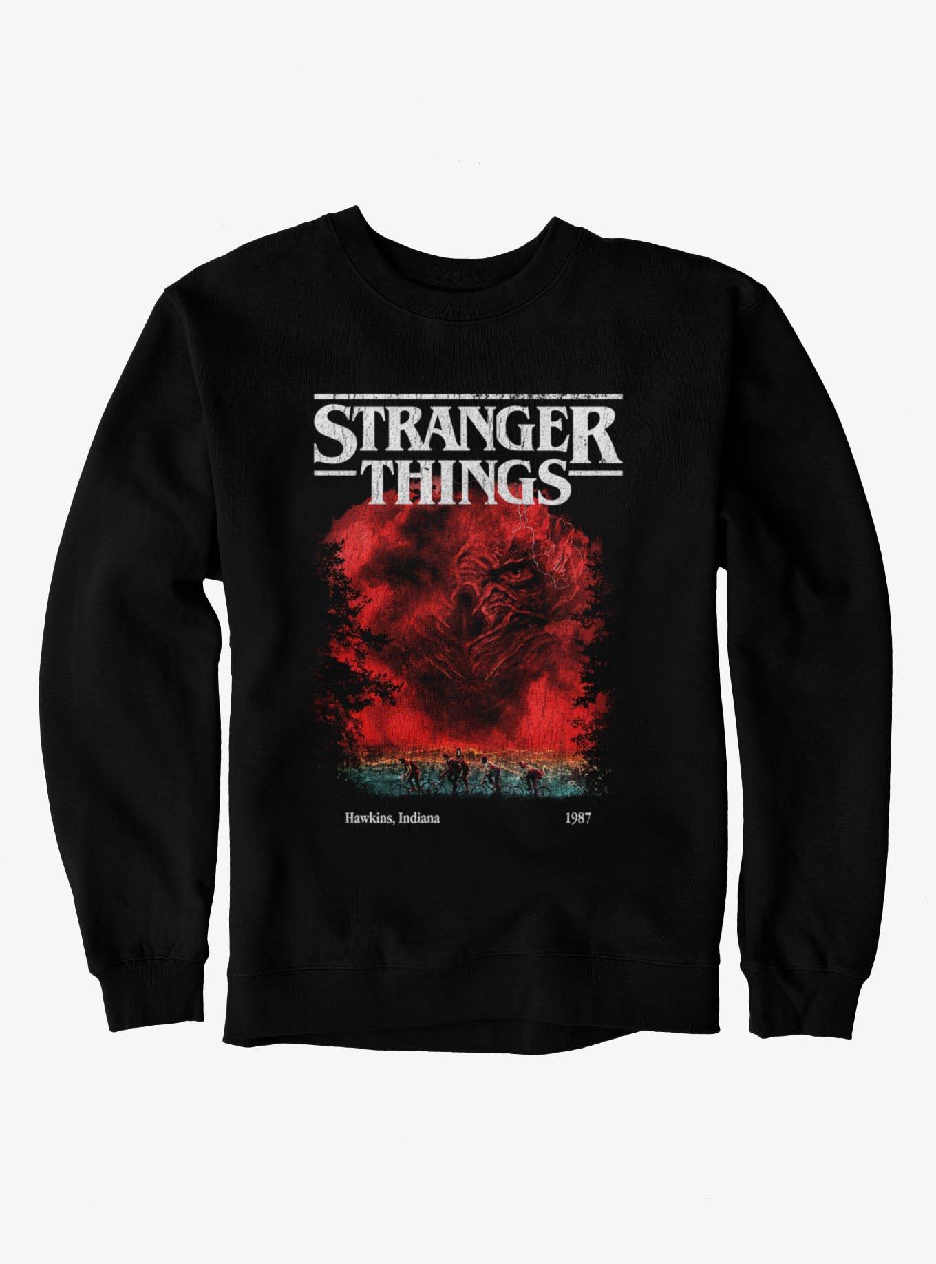 Stranger Things Vecna Hawkins Poster Sweatshirt, , hi-res