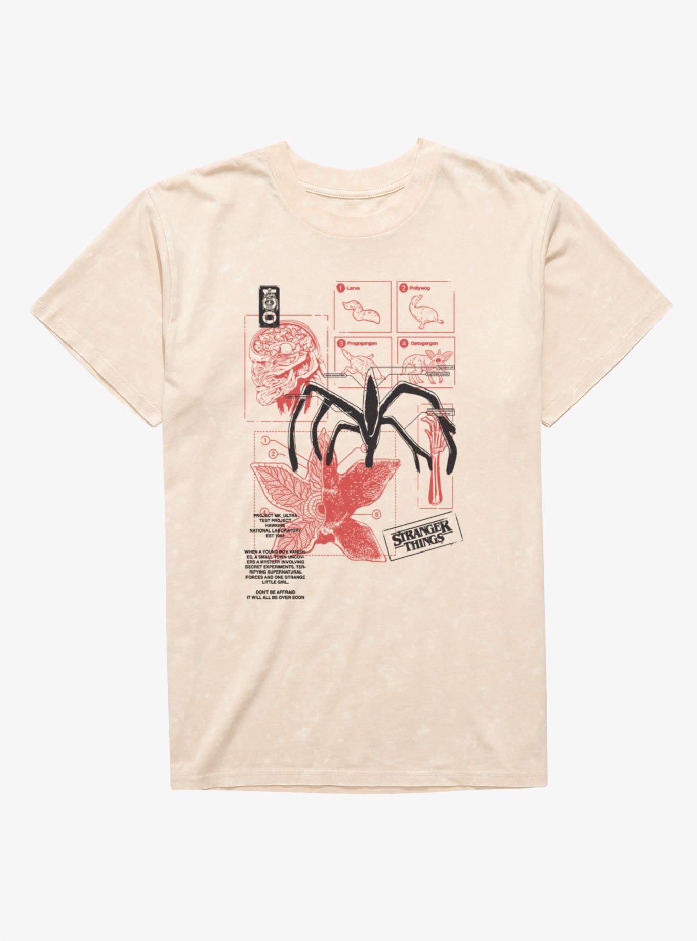 Stranger Things Project MK Ultra Mineral Wash T-Shirt, , hi-res