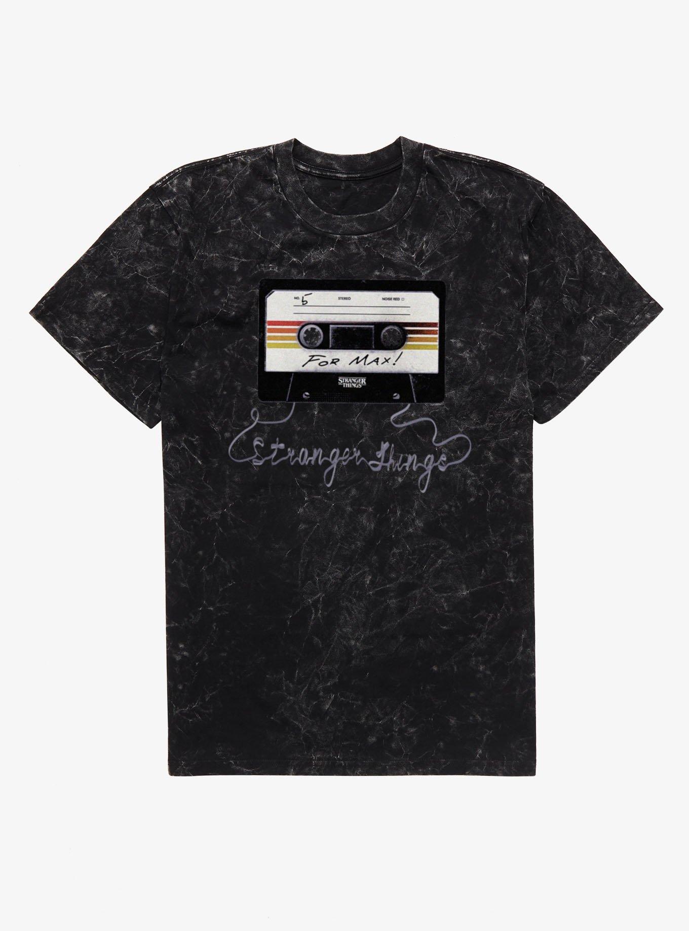 Stranger Things Cassette For Max Mineral Wash T-Shirt, , hi-res