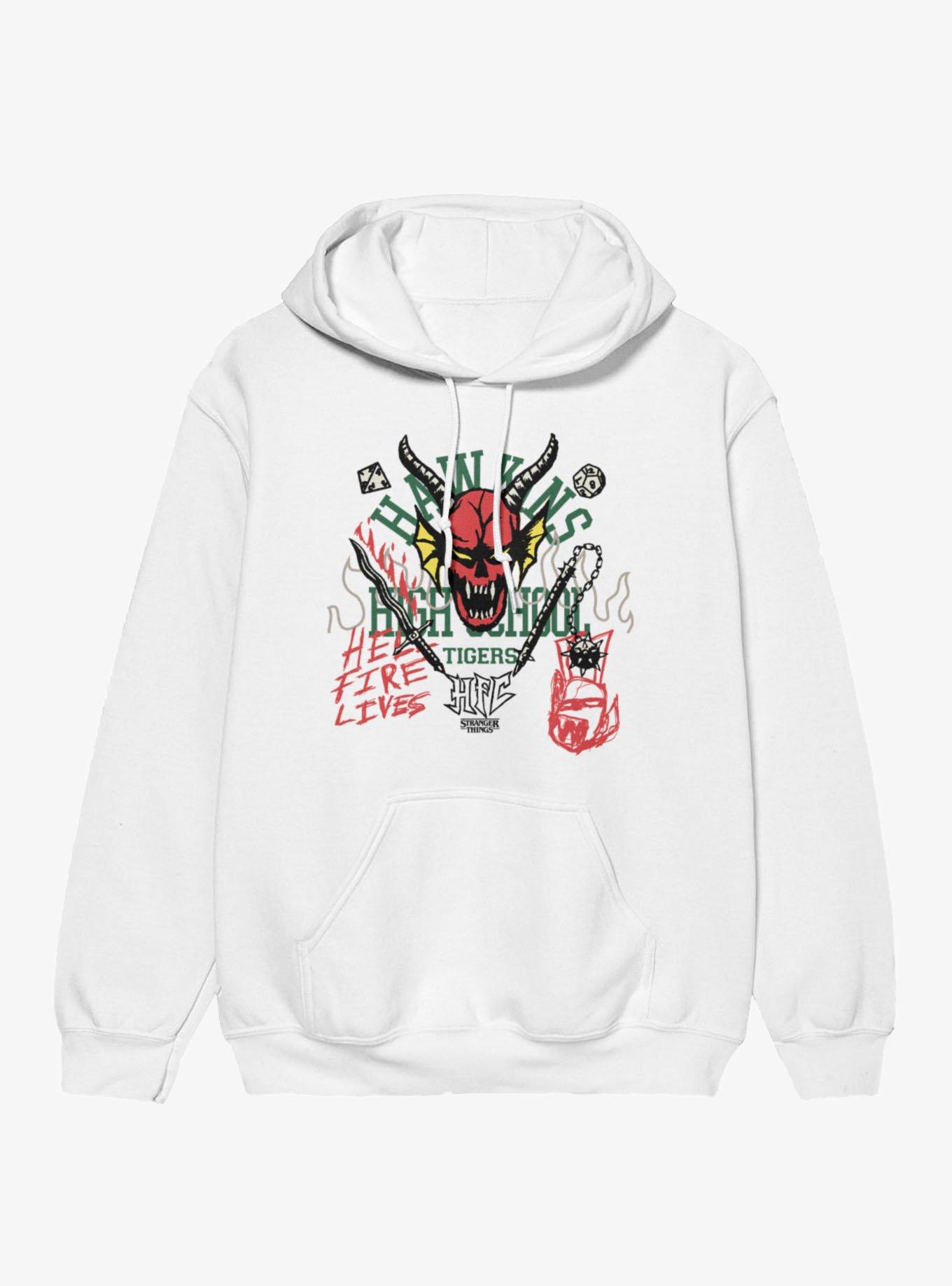 Stranger Things Hawkins High School Hellfire Hoodie