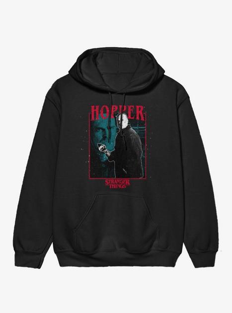 Stranger Things Hopper Action Collage Hoodie | BoxLunch
