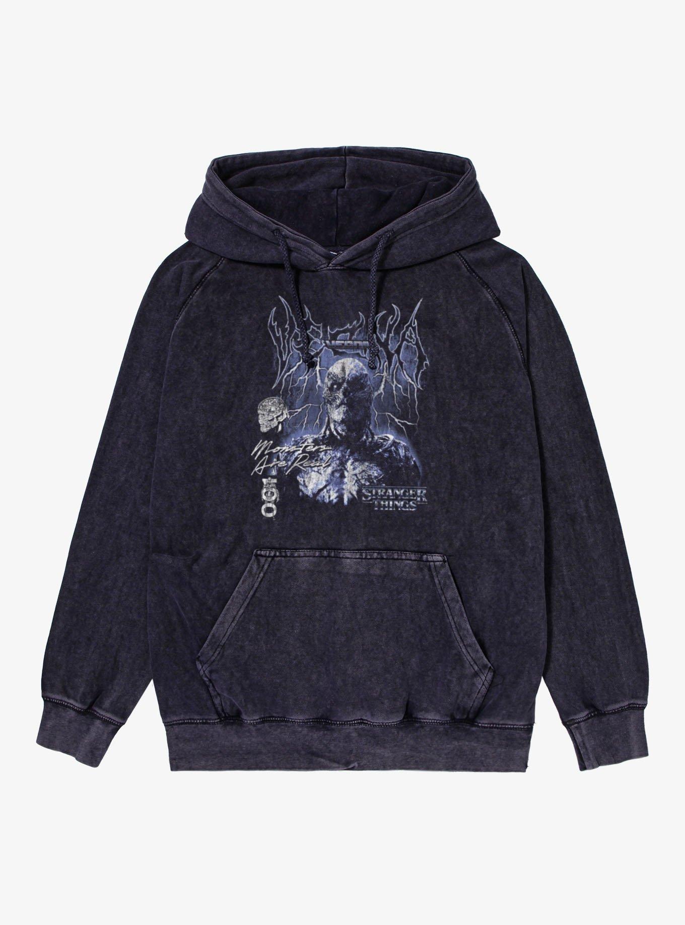 Stranger Things Vecna 001 Metal Mineral Wash Hoodie BoxLunch Exclusive, , hi-res