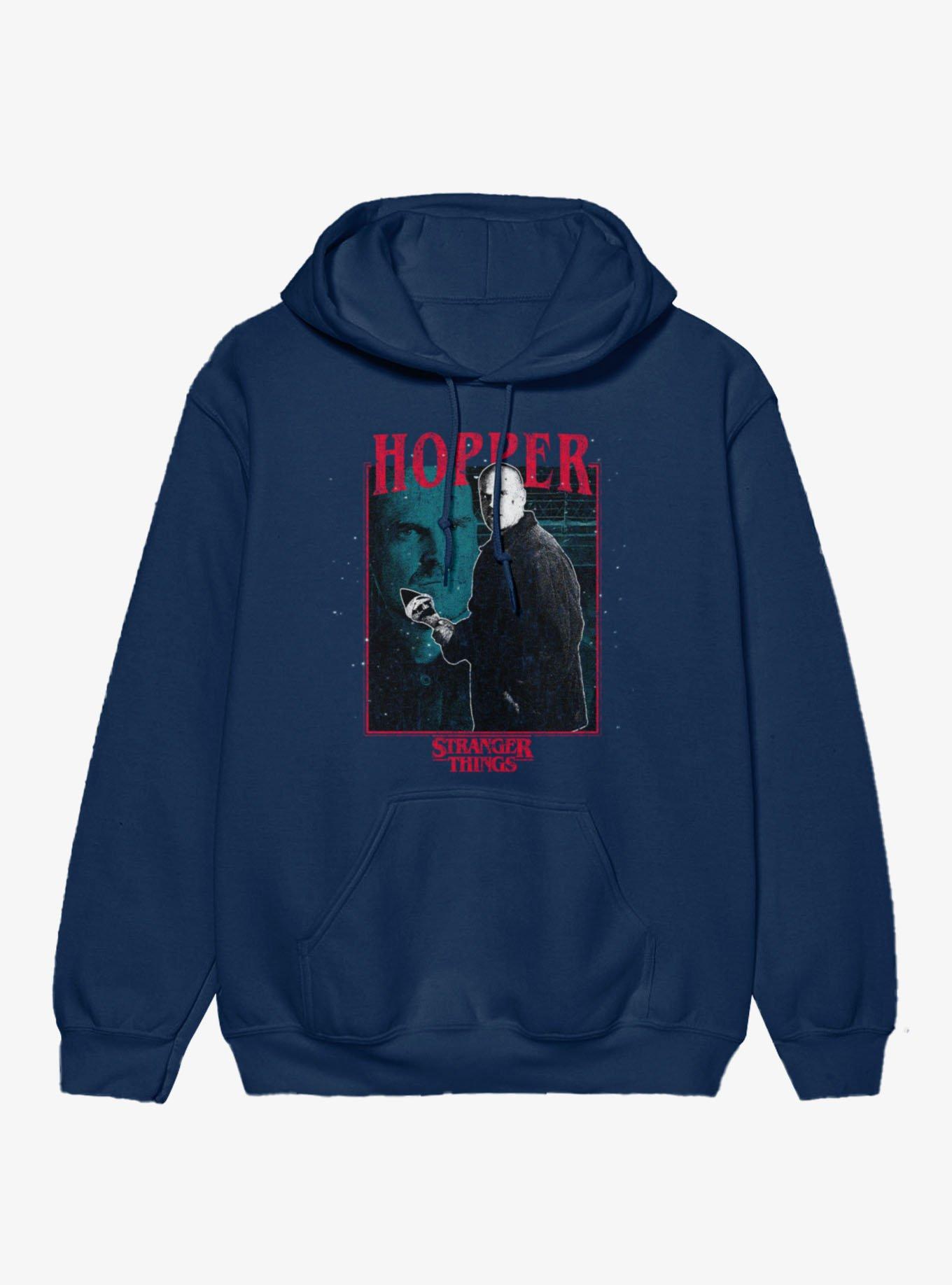 Stranger Things Hopper Action Collage Hoodie, , hi-res
