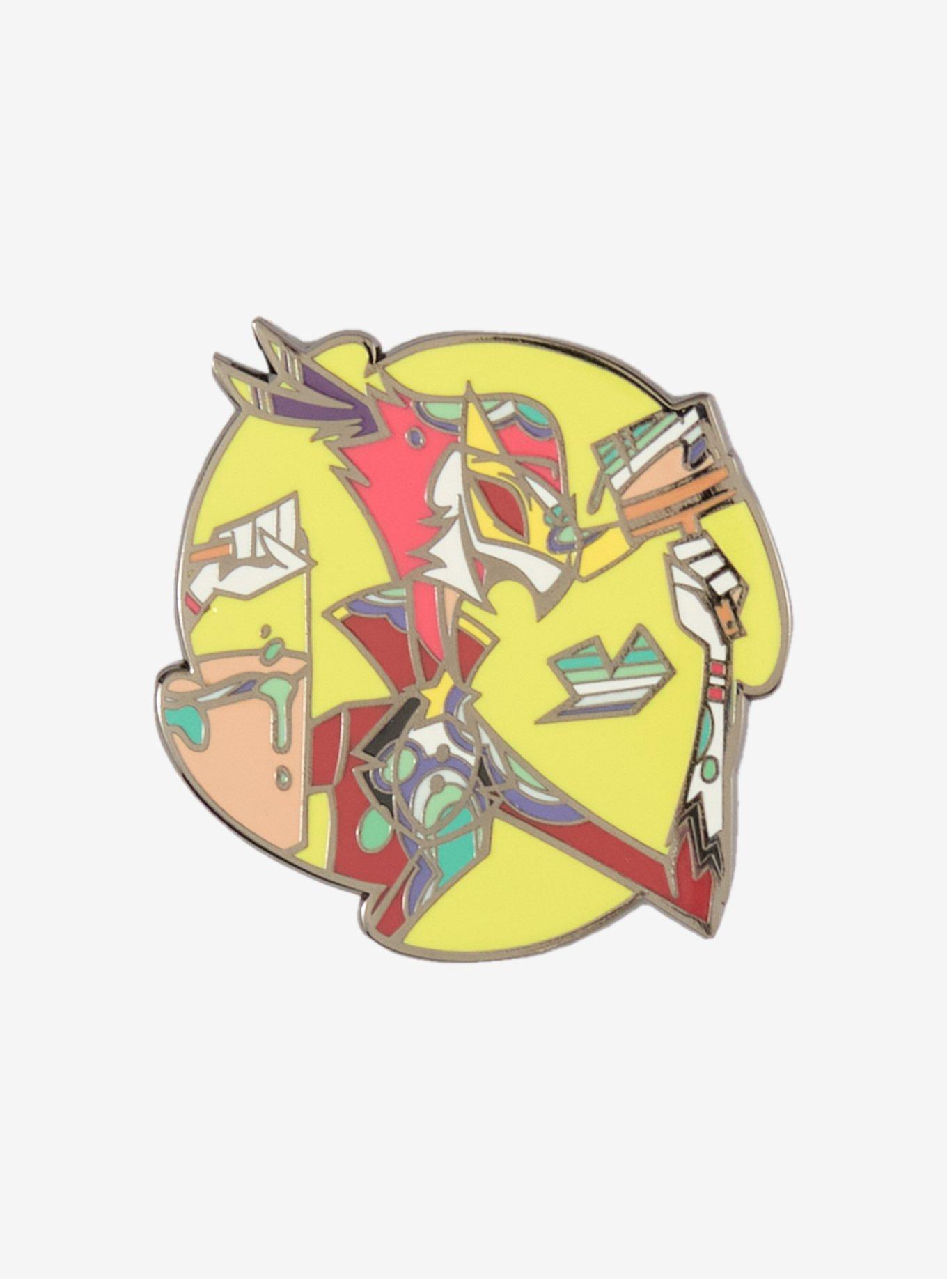 Helluva Boss Vassago Pride Enamel Pin, , hi-res