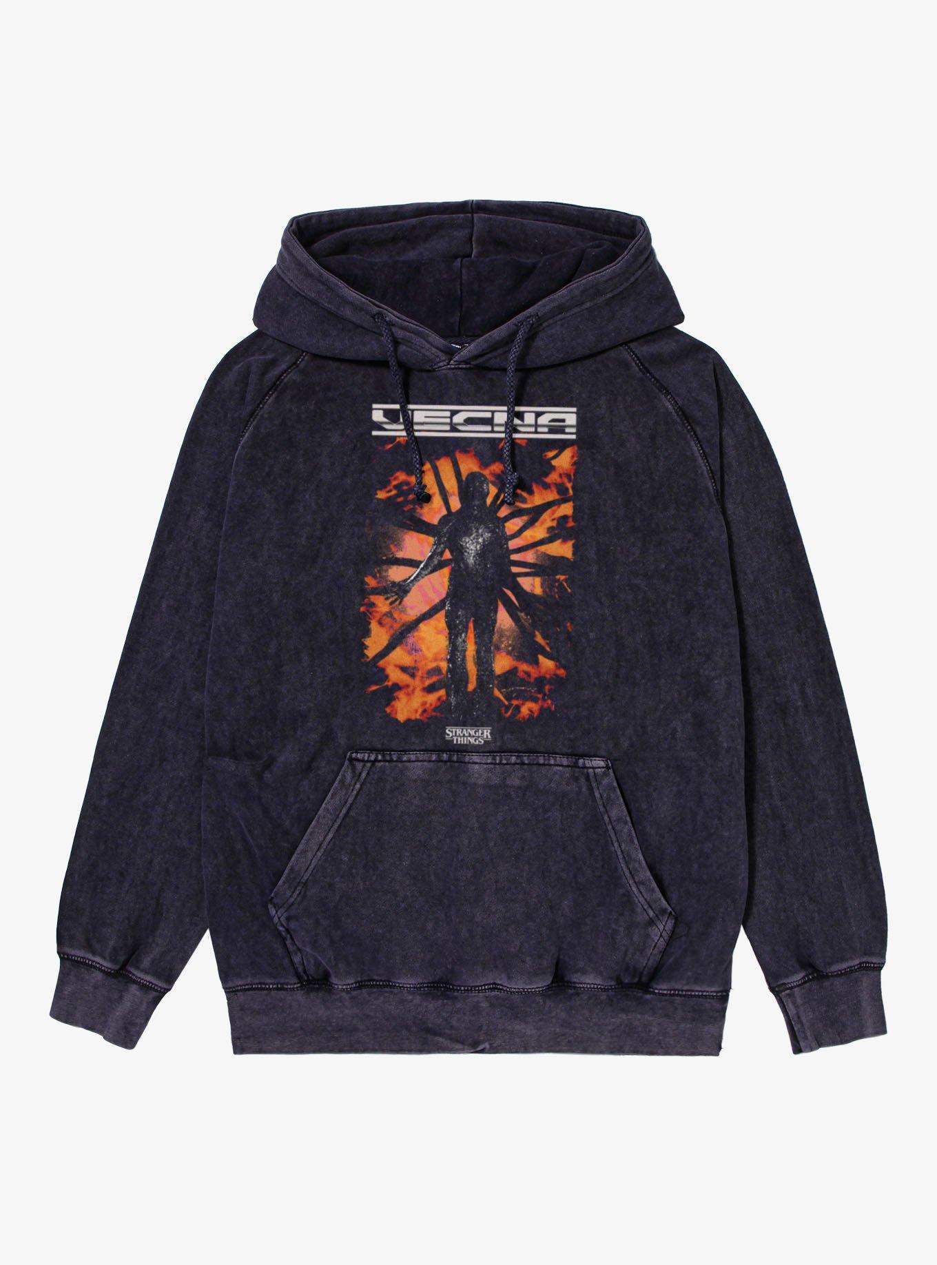 Stranger Things Vecna Hive Mind Explosion Mineral Wash Hoodie, , hi-res