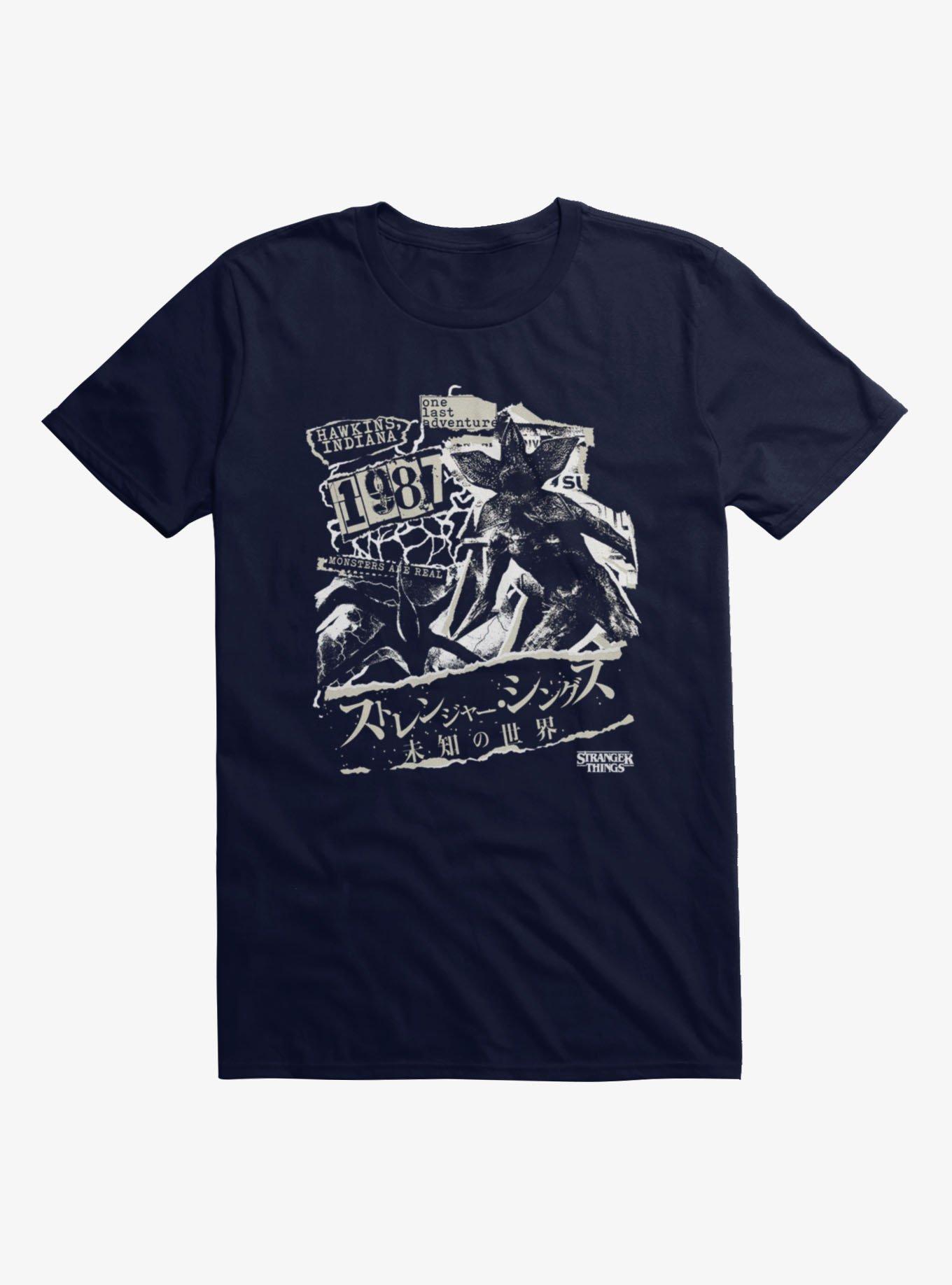 Stranger Things Demogorgon Kanji T-Shirt, , hi-res
