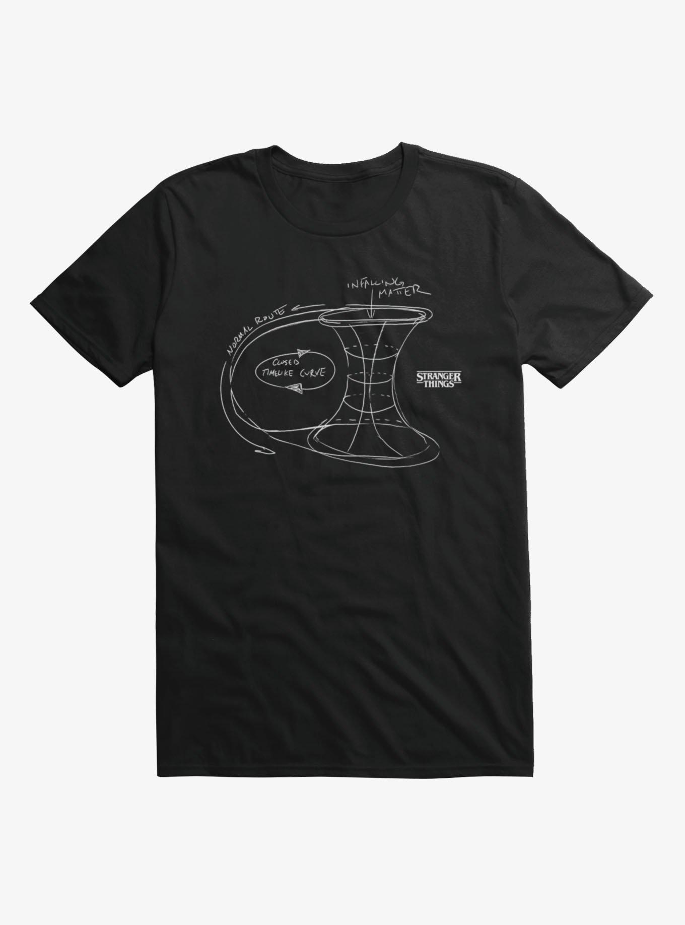 Stranger Things Timewarp Sketch T-Shirt, , hi-res