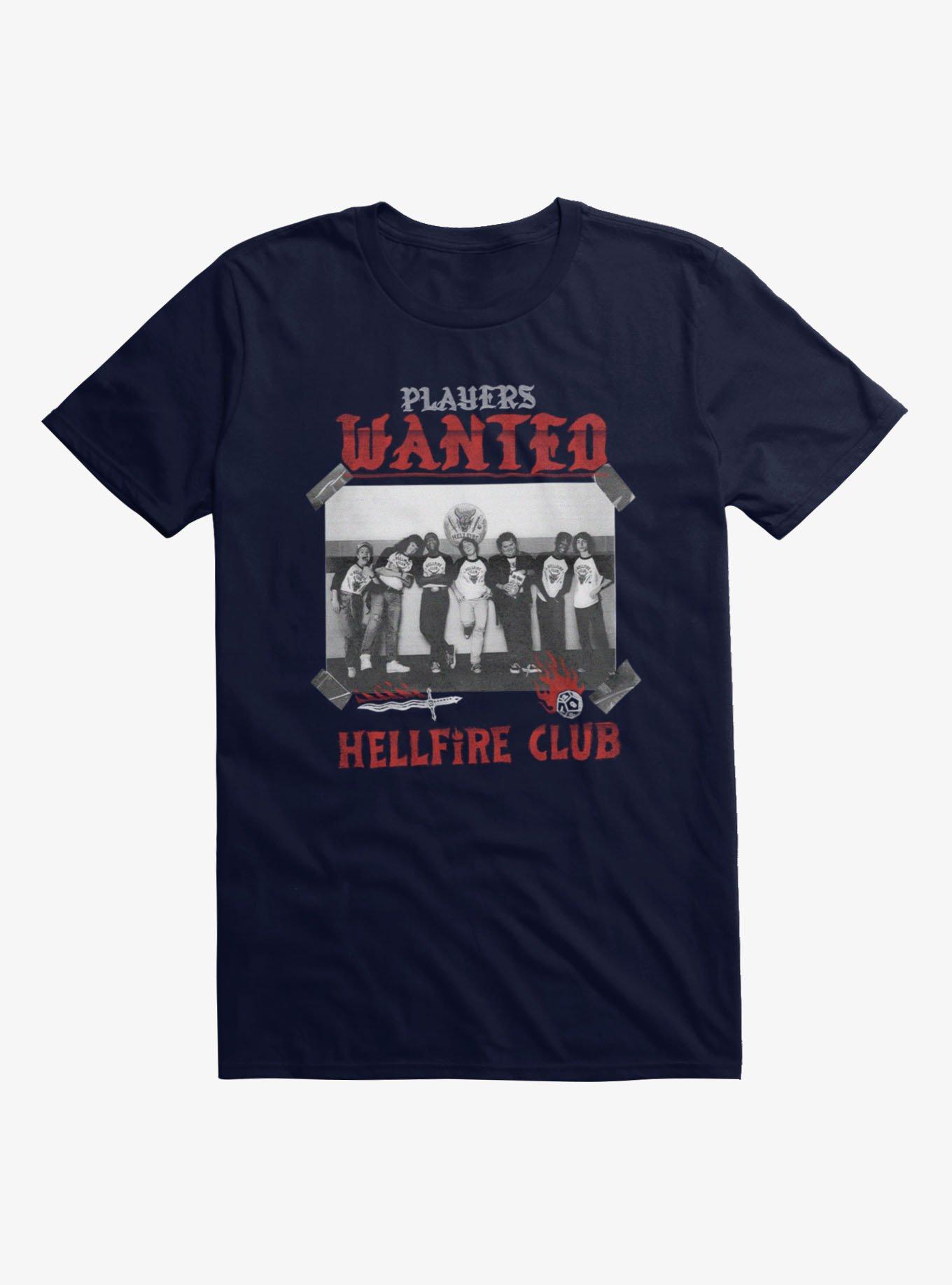 Stranger Things Players Wanted Hellfire Club T-Shirt