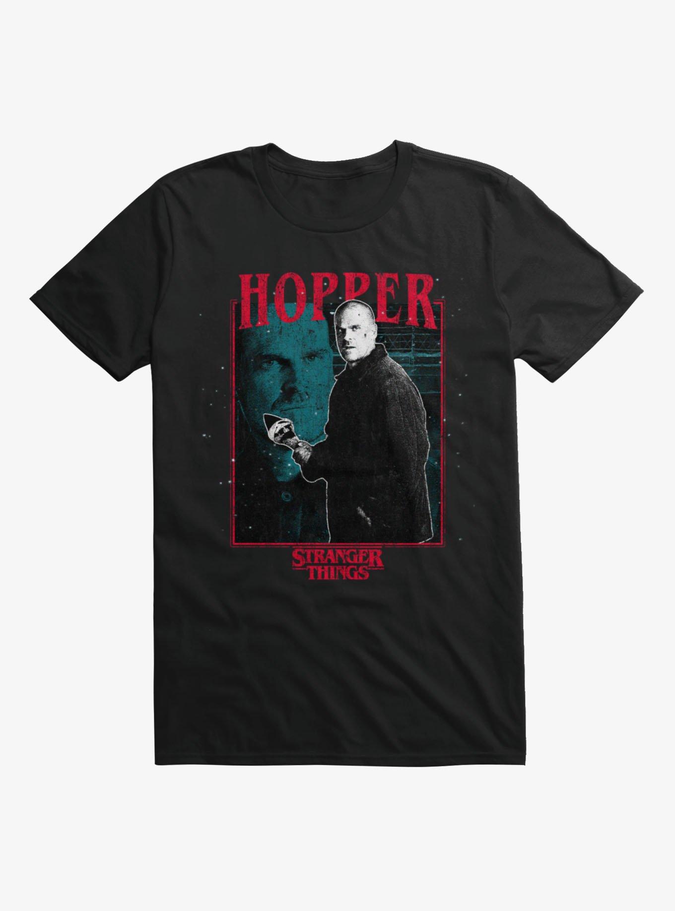 Stranger Things Hopper Square T-Shirt