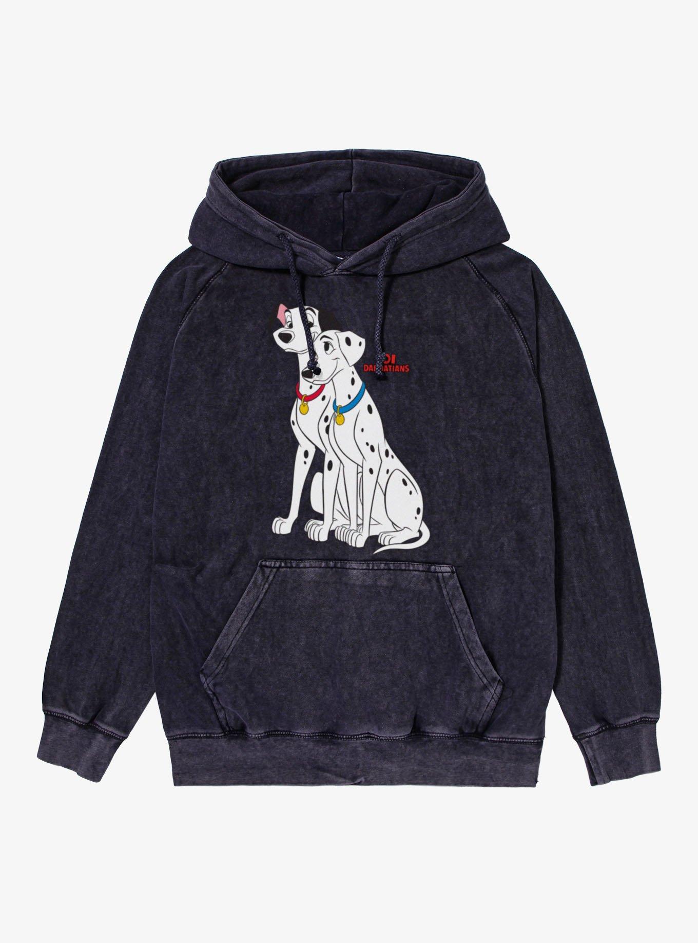 Disney 101 Dalmatians Pongo And PerditaMineral Wash Hoodie