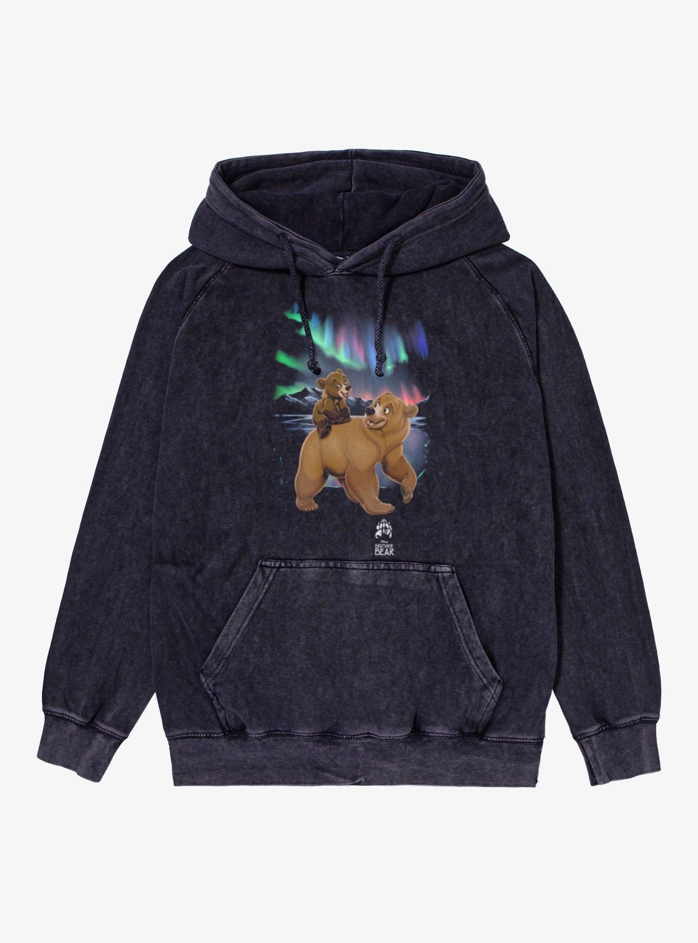 Disney Brother Bear Aurora Borealis Mineral Wash Hoodie, , hi-res
