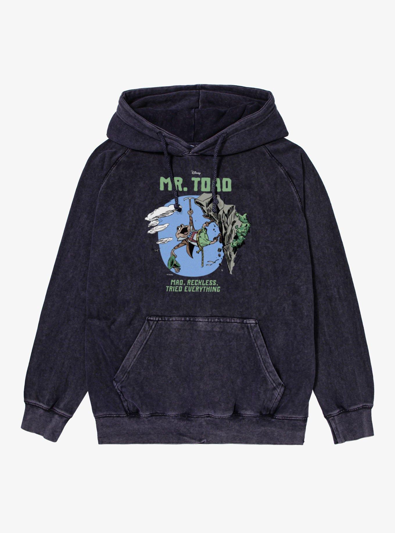 Disney Mr Toad Mad Reckless Cliff Climber Mineral Wash Hoodie, , hi-res