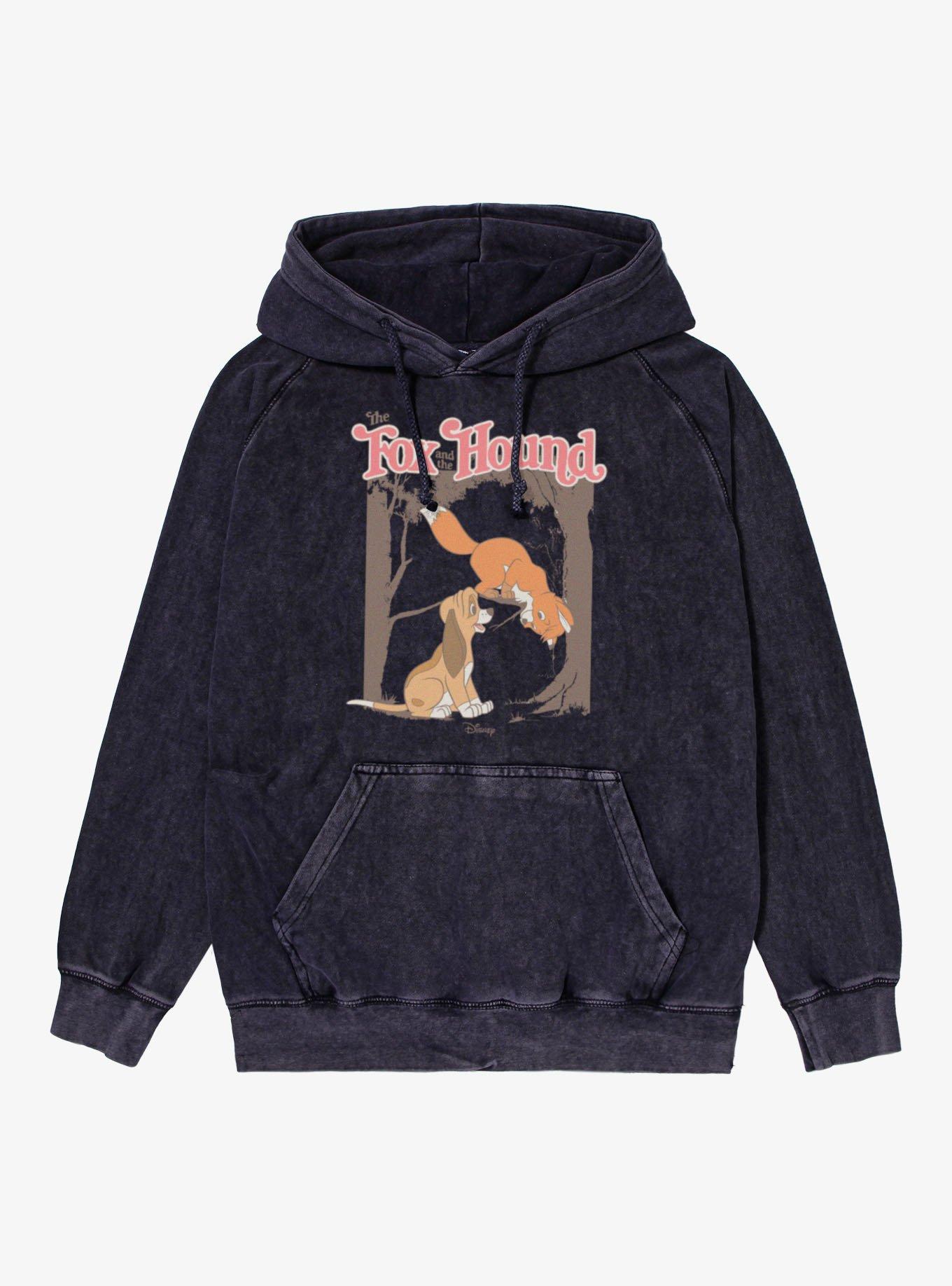 Disney Fox And The Hound Friends Meeting Mineral Wash Hoodie, , hi-res