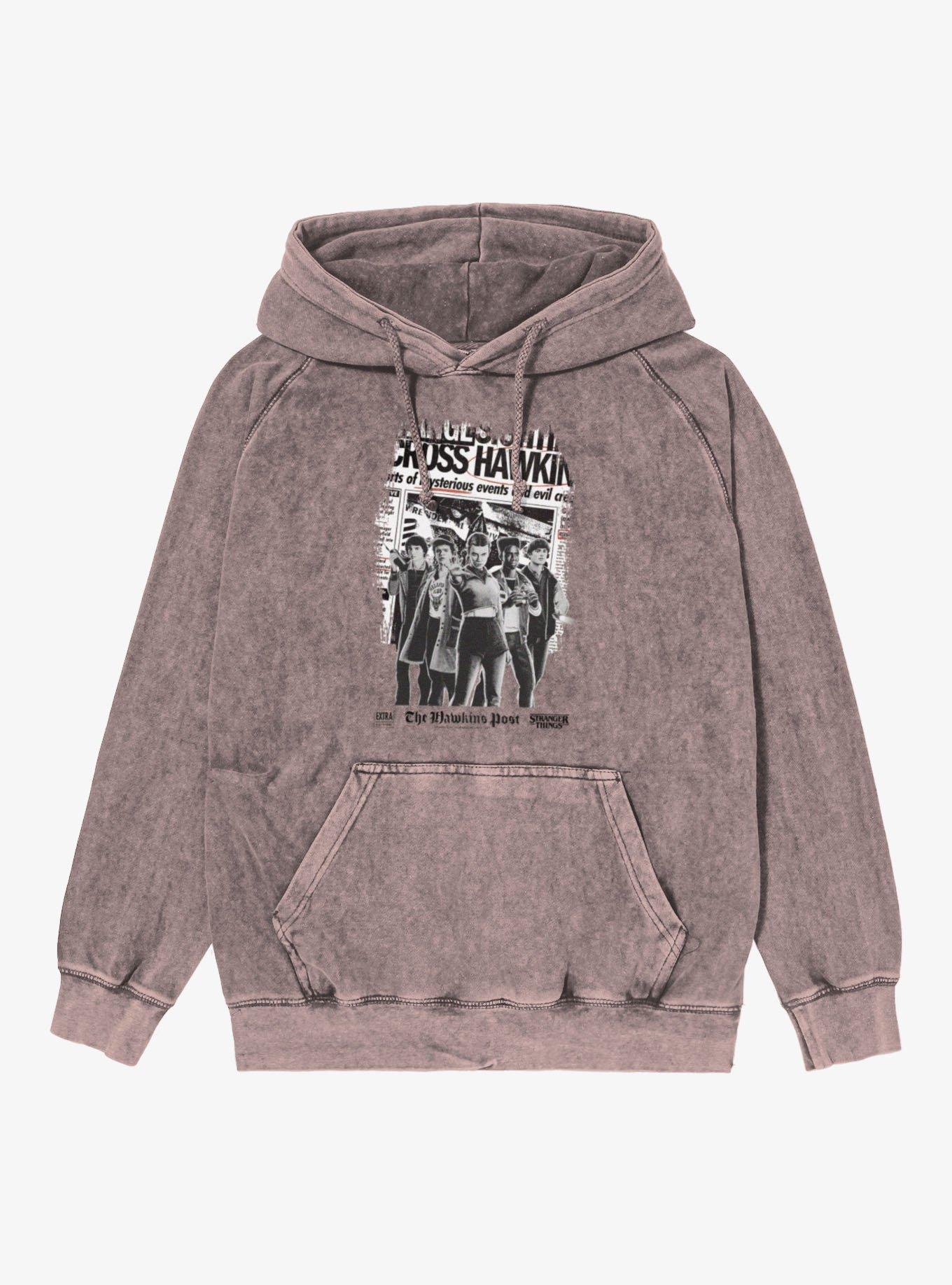Stranger Things Hawkins Newspaper Hoodie, , hi-res