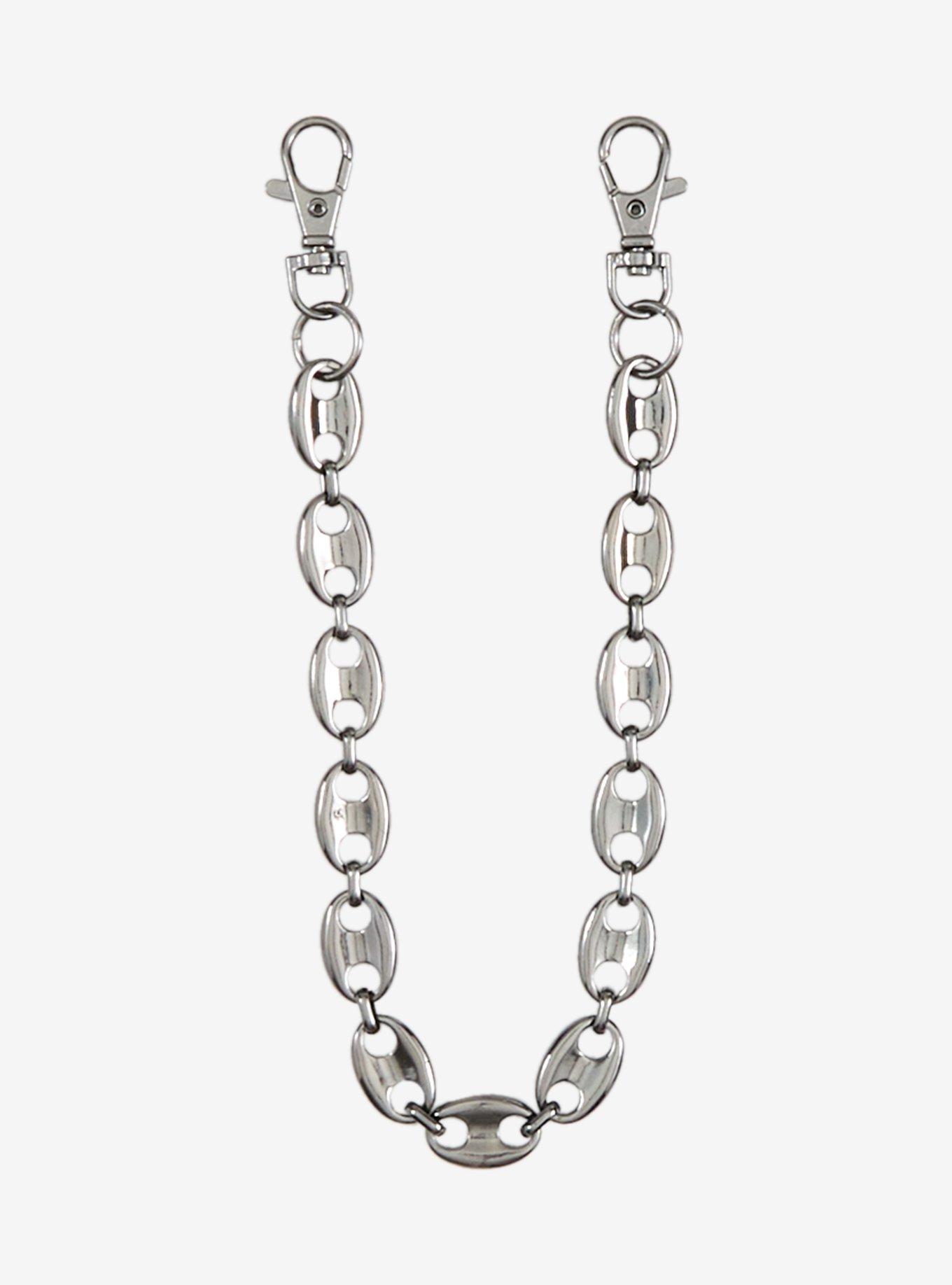 Gunmetal Mariner Link 13 Inch Wallet Chain, , hi-res