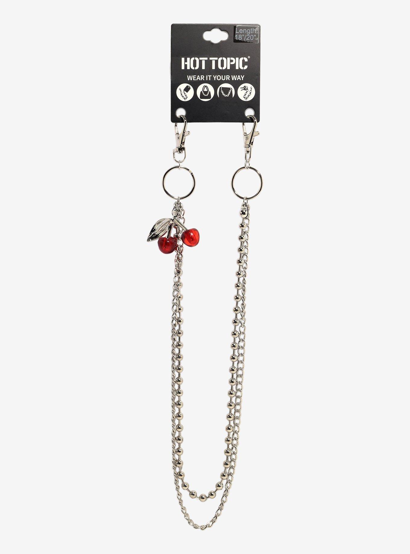 Cherry 18 Inch & 20 Inch Double Wallet Chain | Hot Topic