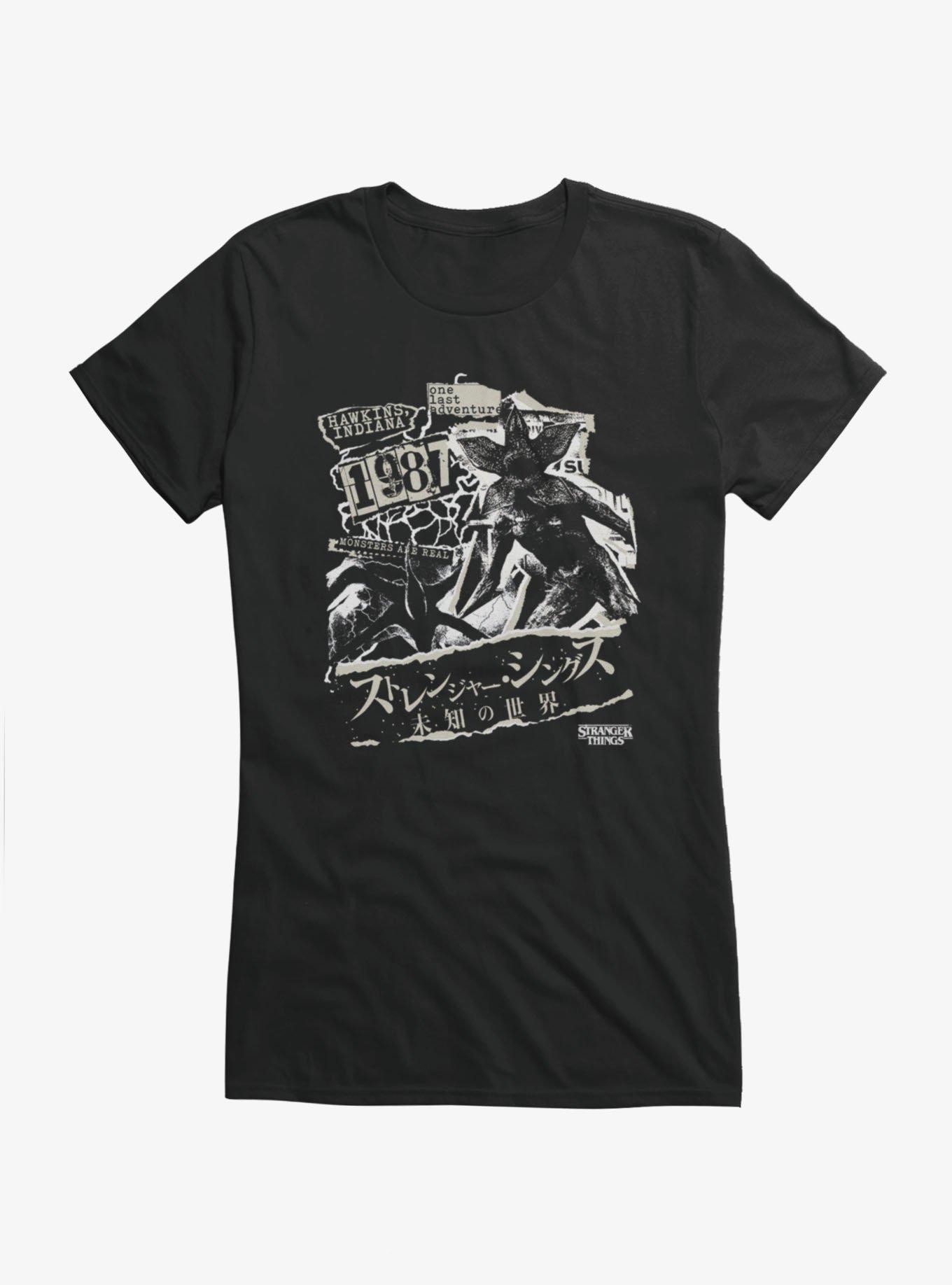 Stranger Things Demogorgon Kanji Girls T-Shirt