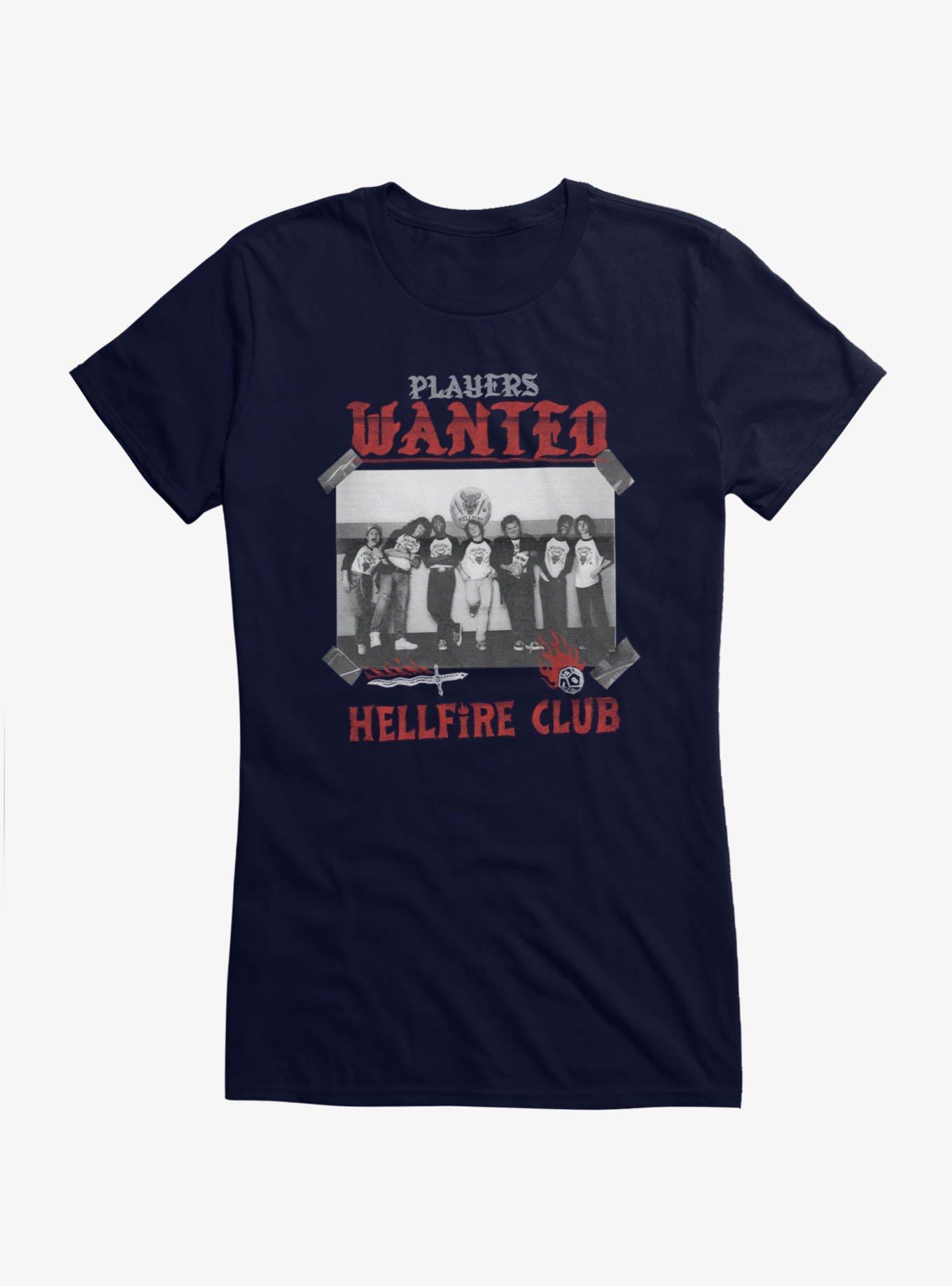 Stranger Things Players Wanted Hellfire Club Girls T-Shirt, , hi-res