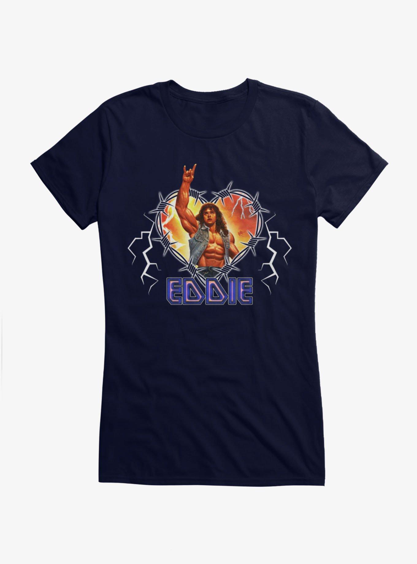 Stranger Things Eddie Metal Love Girls T-Shirt Hot Top Exclusive, , hi-res