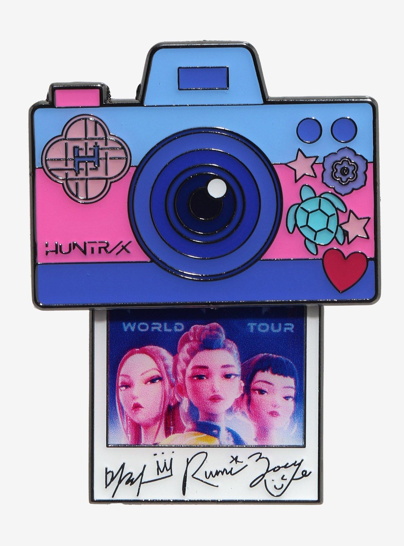KPop Demon Hunters HUNTR/X Camera Sliding Enamel Pin, , hi-res