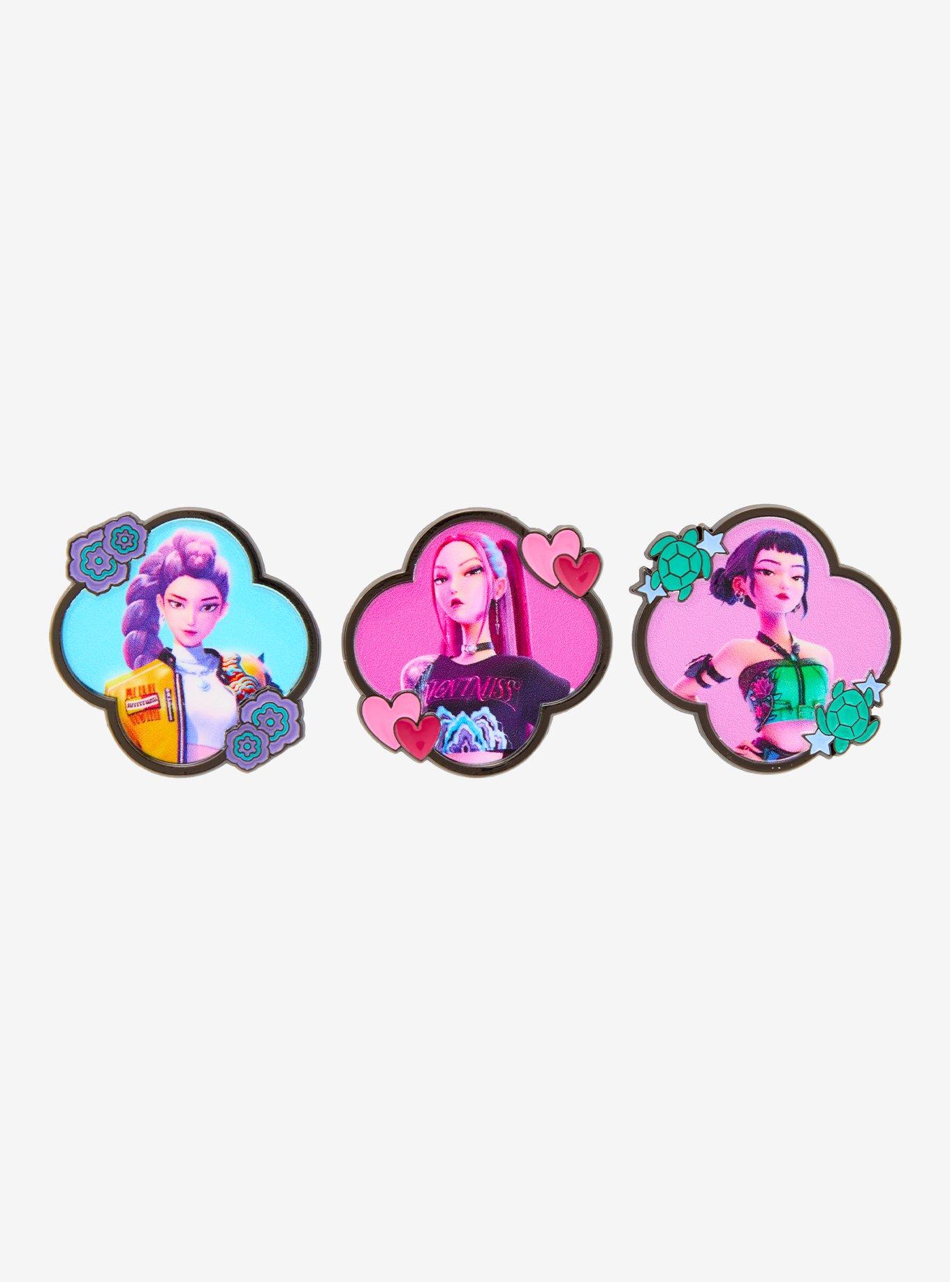 KPop Demon Hunters HUNTR/X Enamel Pin Set, , hi-res