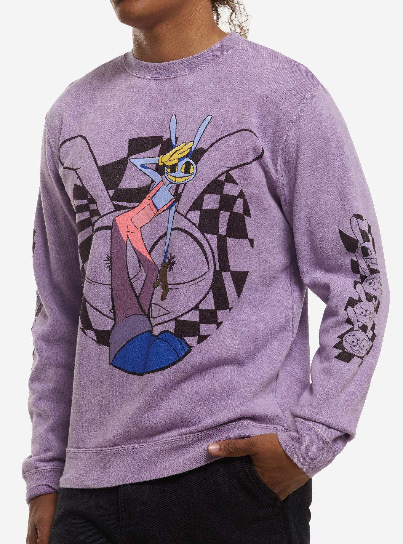 The Amazing Digital Circus Jax Purple Wash Sweatshirt