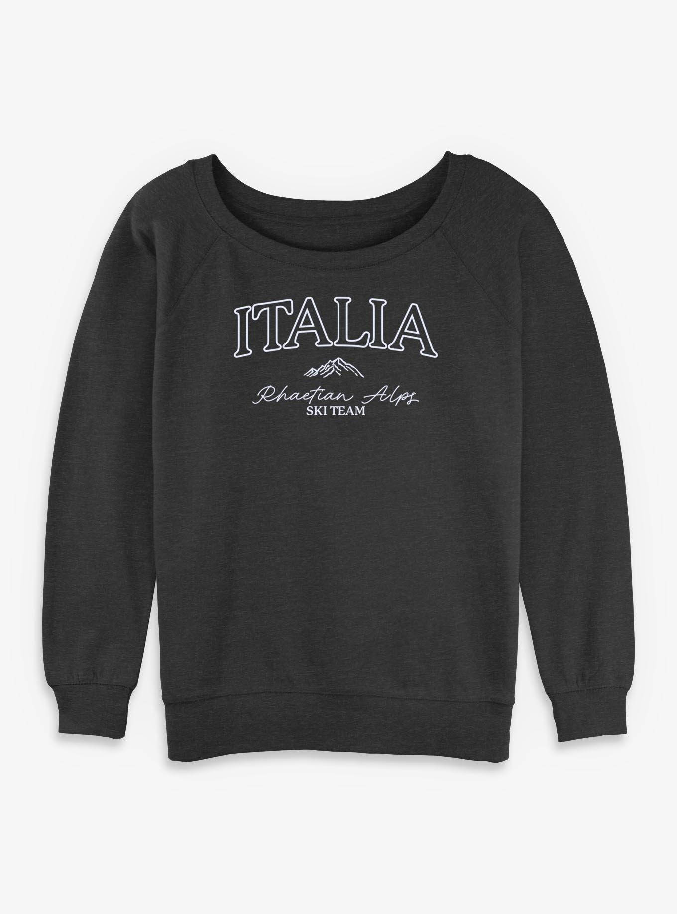 Alps Italia Ski Team Girls Slouchy Sweatshirt, , hi-res