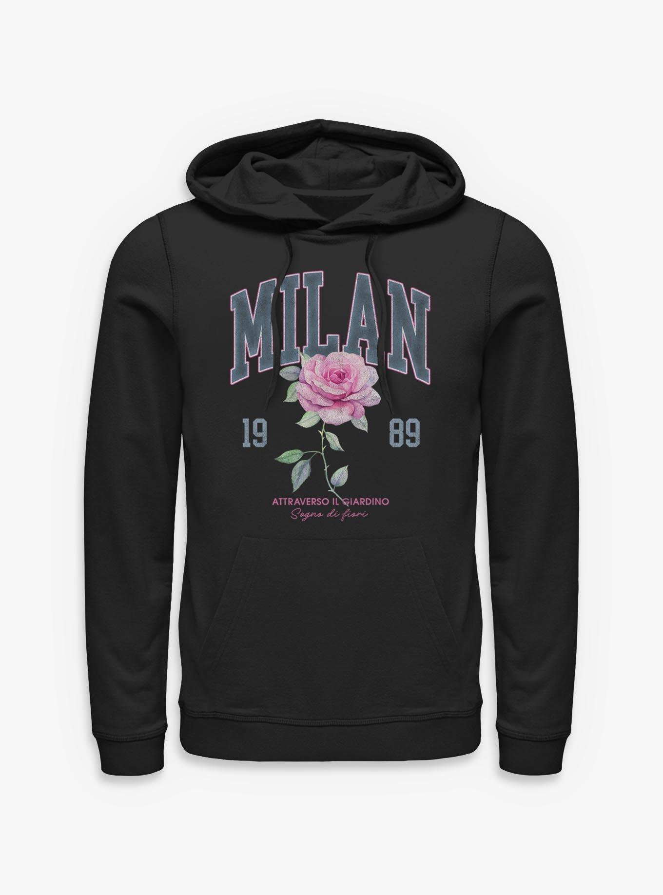 Milan Italy Dream Of Flowers Hoodie, , hi-res