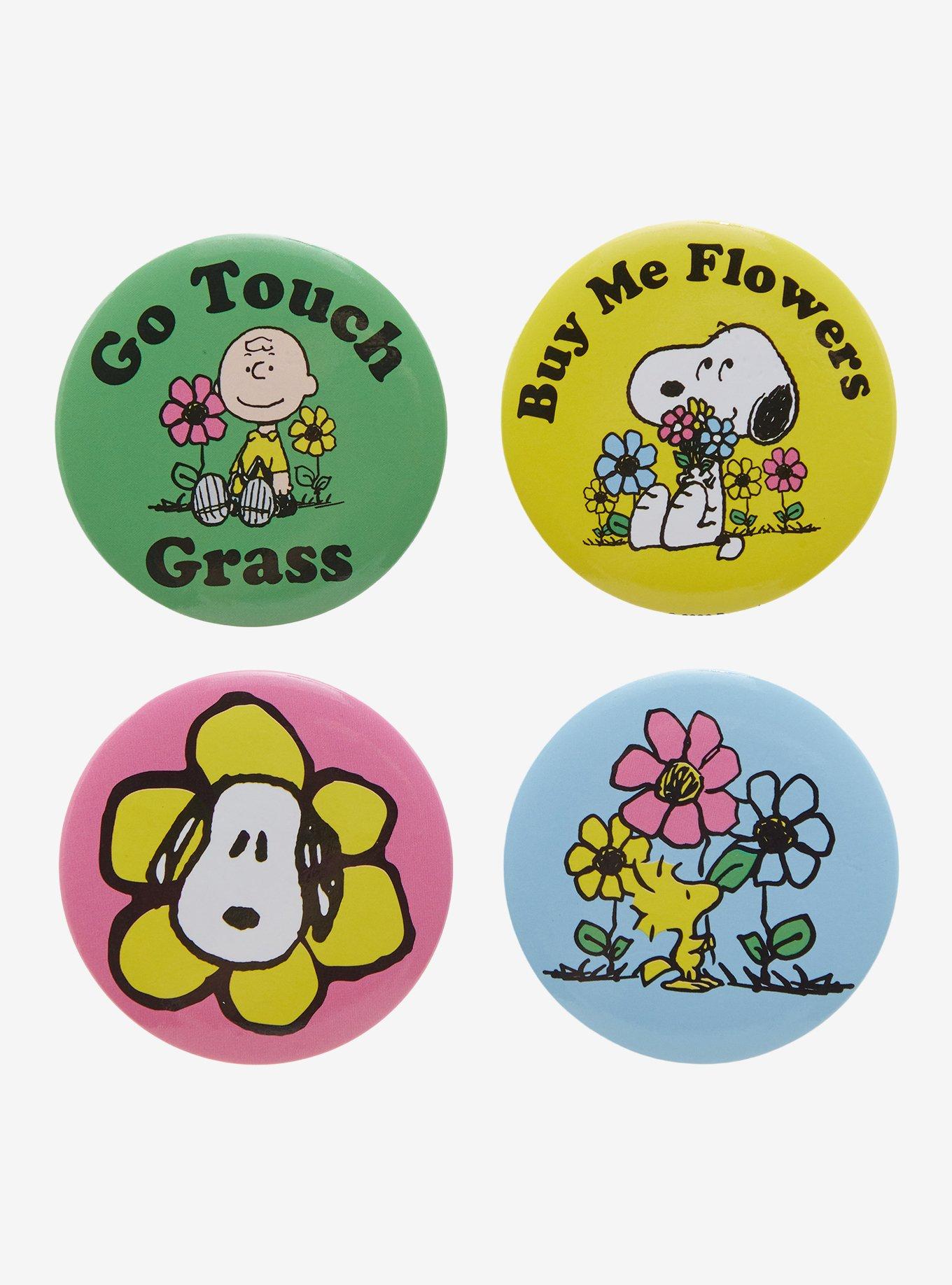 Whatever! Makes You Happy Peanuts Spring Button Set, , hi-res