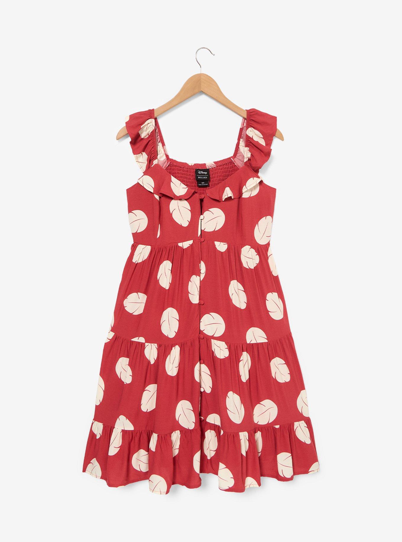 Disney Lilo & Stitch Tropical Leaf Allover Print Plus Dress - BoxLunch Exclusive
