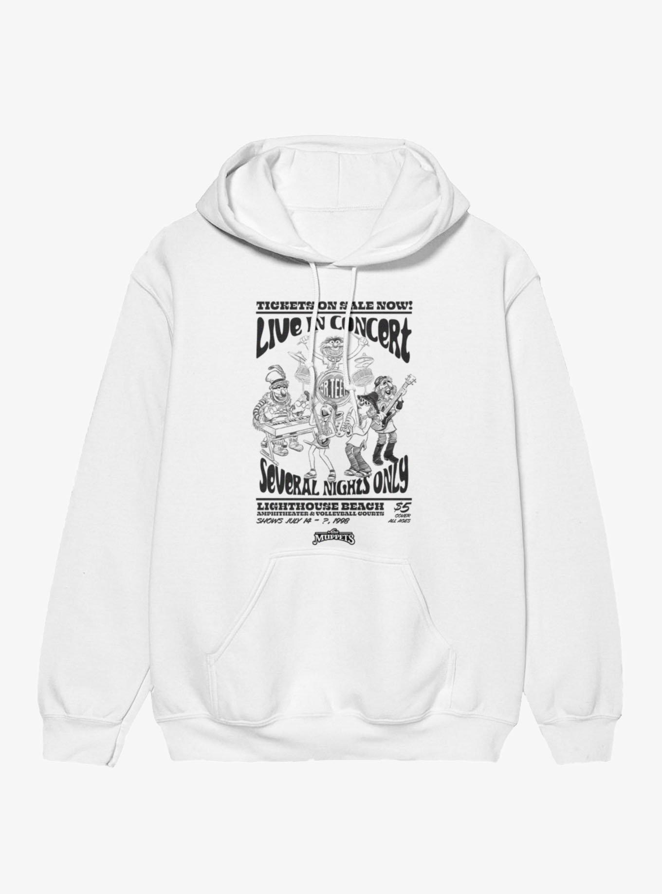 Disney The Muppets Live In Concert Hoodie, WHITE, hi-res