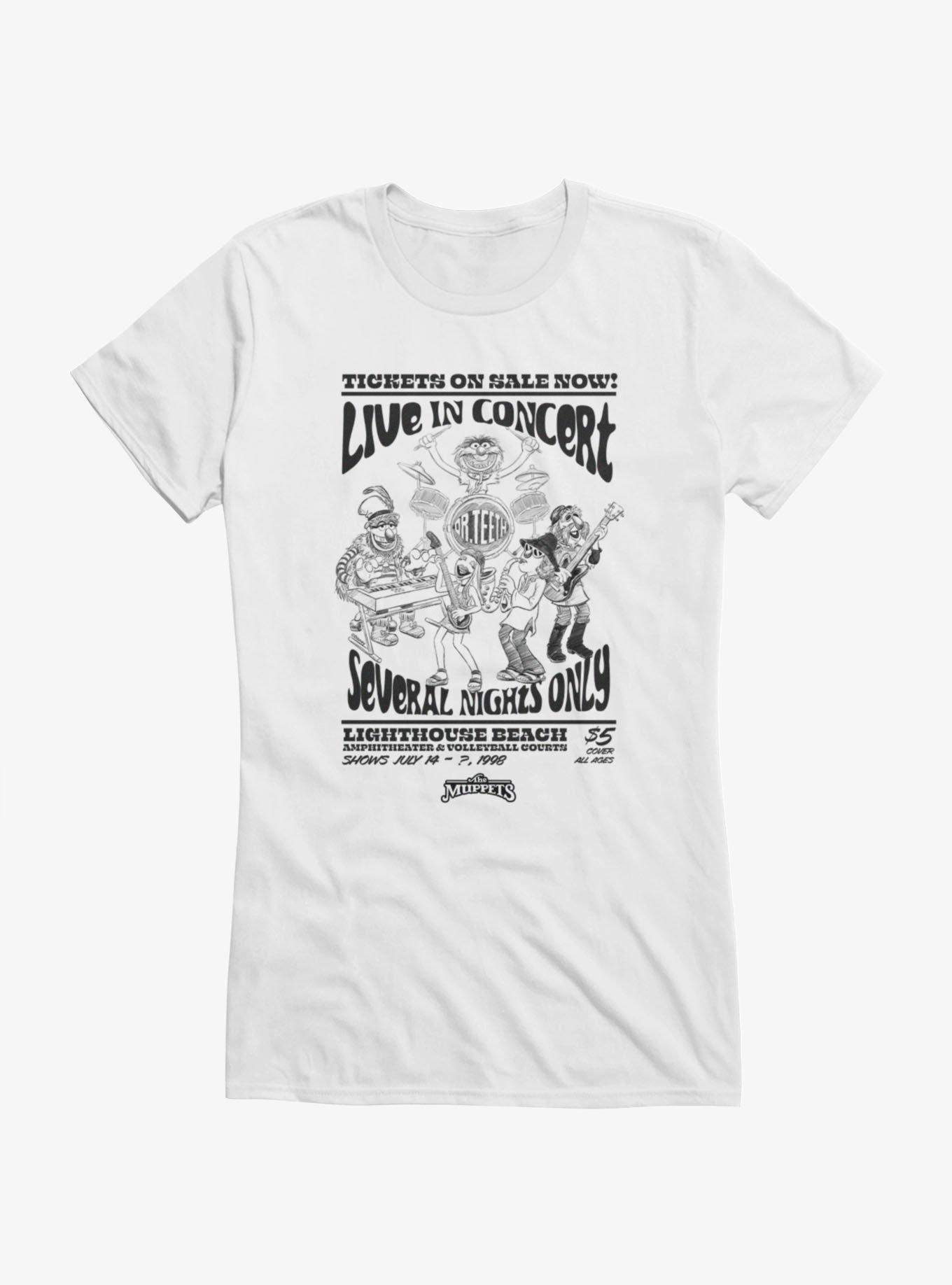 Disney The Muppets Live In Concert Womens T-Shirt