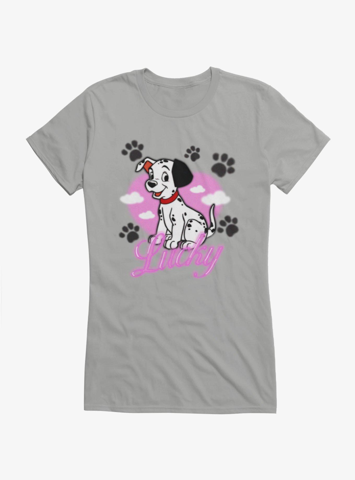 Disney 101 Dalmatians Lucky Love Spray Paint Womens T-Shirt