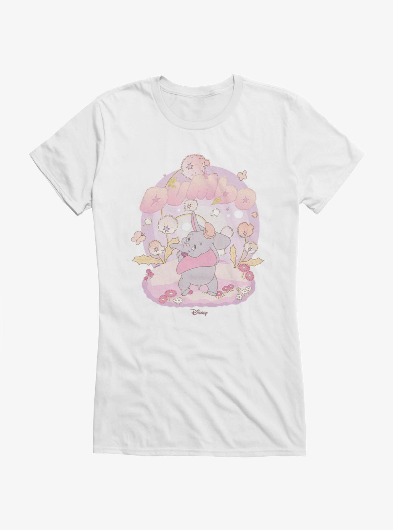 Disney Dumbo Fluffy Flowers Womens T-Shirt, , hi-res