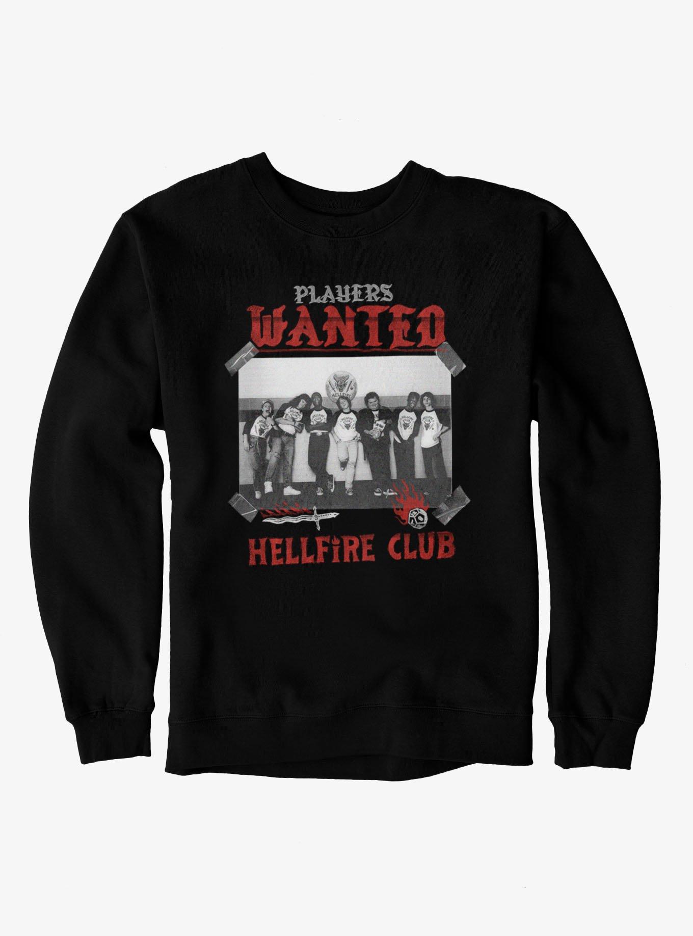 Stranger Things Players Wanted Hellfire Club Sweatshirt