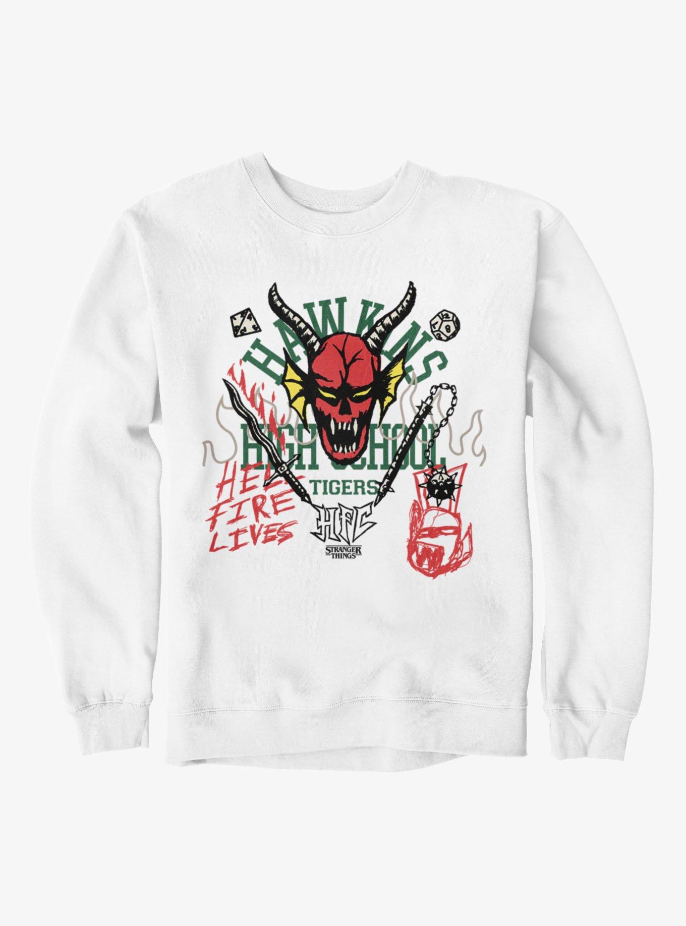 Stranger Things Hawkins Hellfire School Sweatshirt