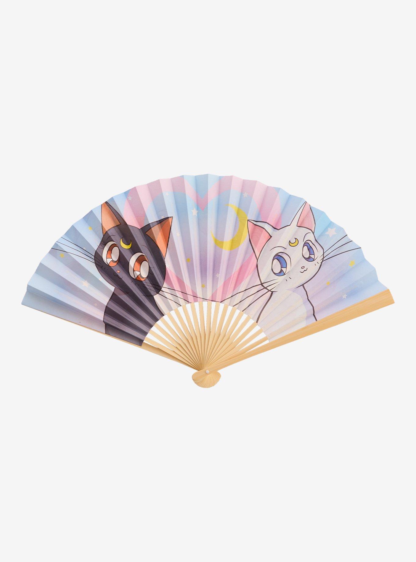 Sailor Moon Characters Double-Sided Hand Fan, , hi-res