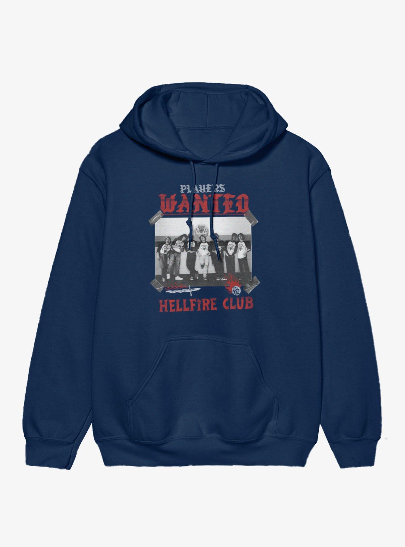Stranger Things Players Wanted Hellfire Club Hoodie, , hi-res