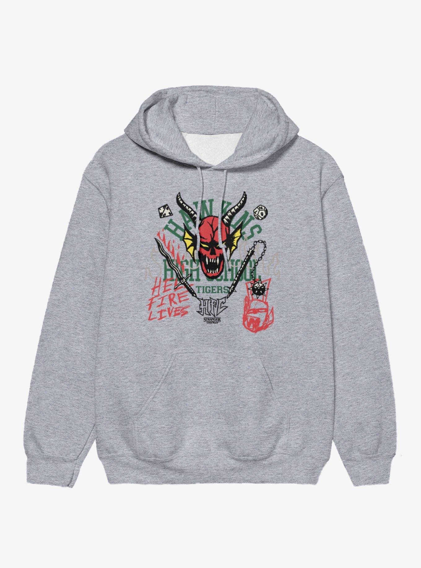 Stranger Things Hawkins Hellfire School Hoodie, , hi-res