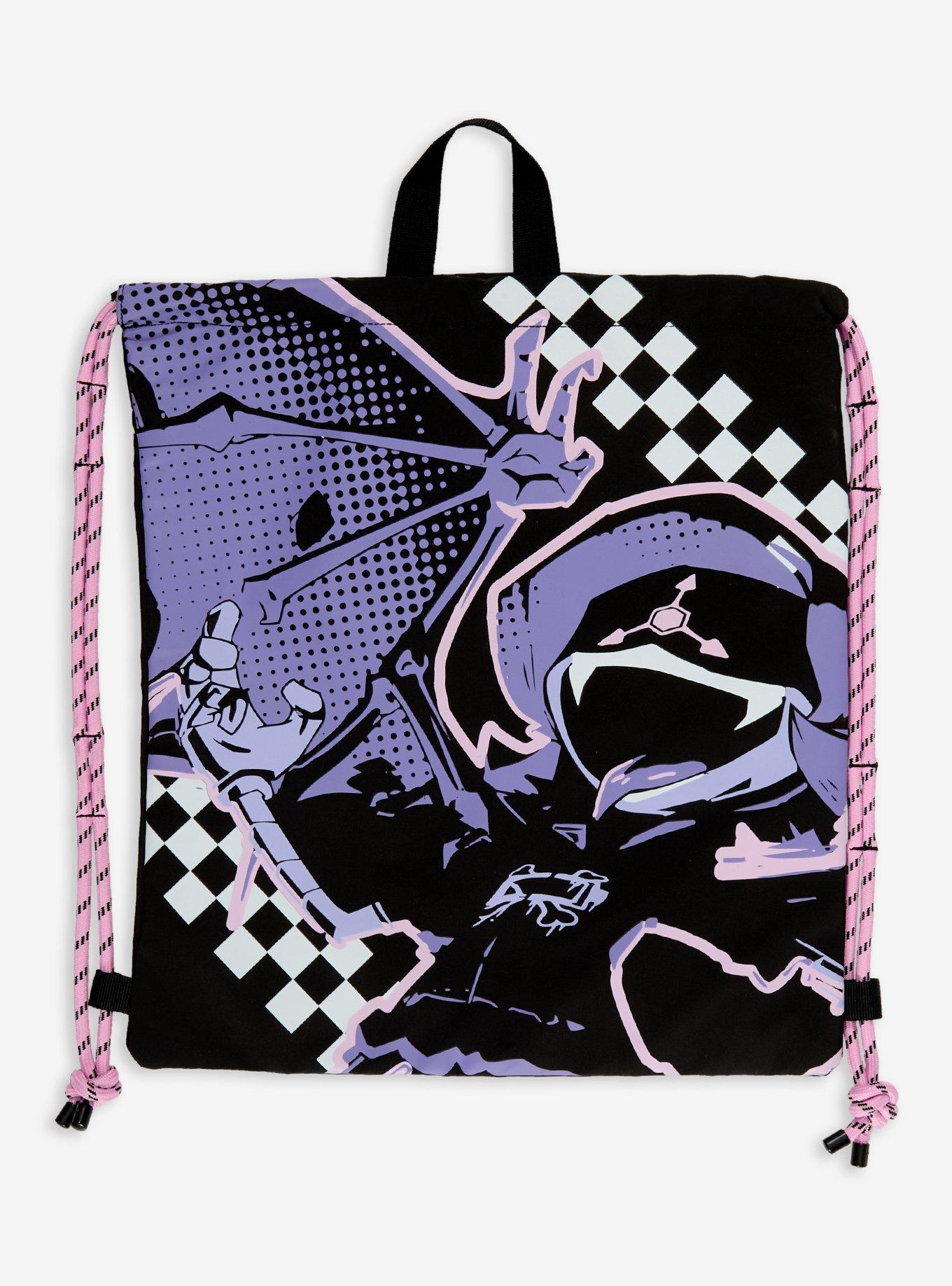 Murder Drones Uzi Glow-In-The Dark Drawstring Backpack, , hi-res