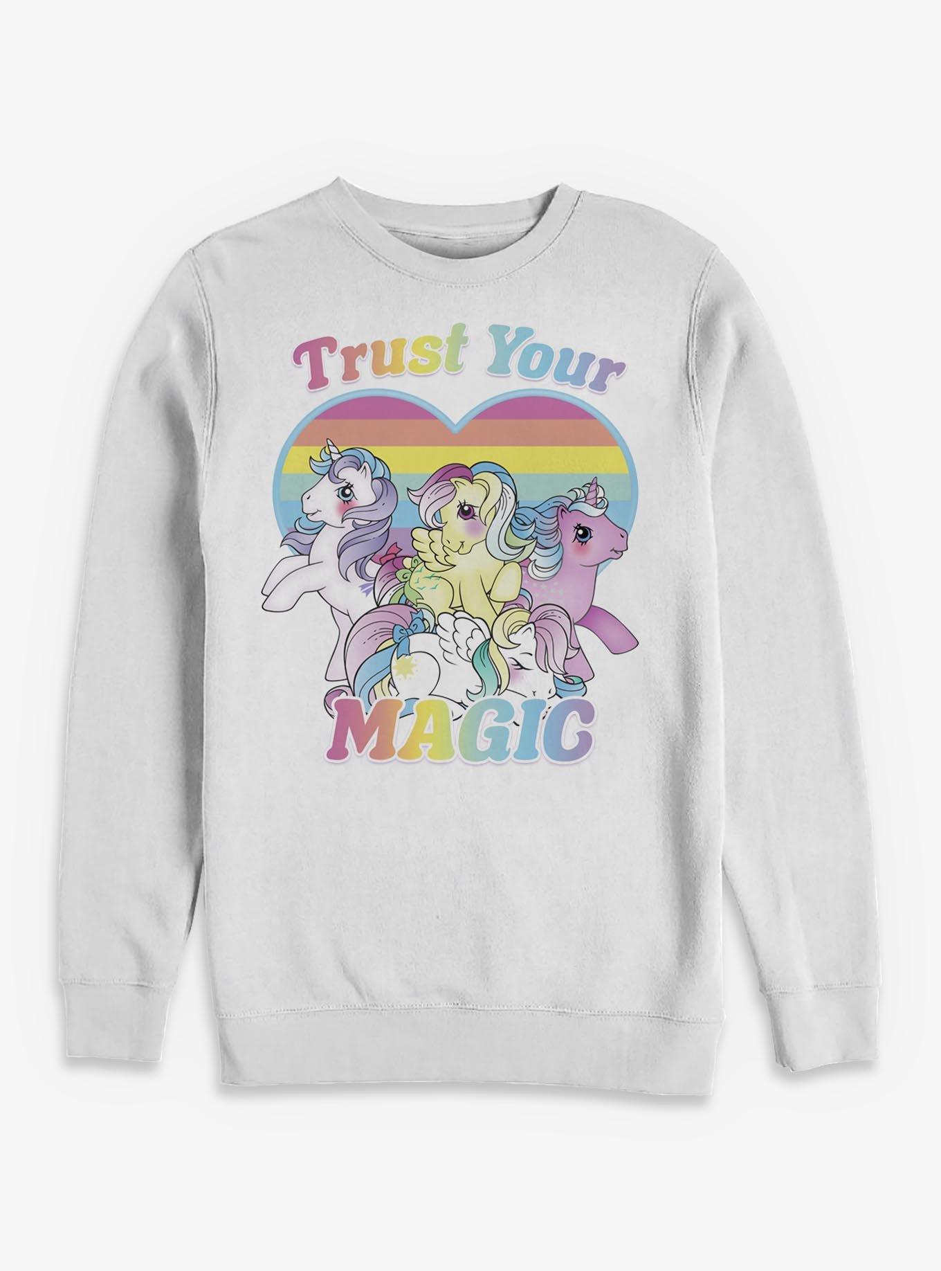 My Little Pony Trust Your Magic Sweatshirt, WHITE, hi-res view 1