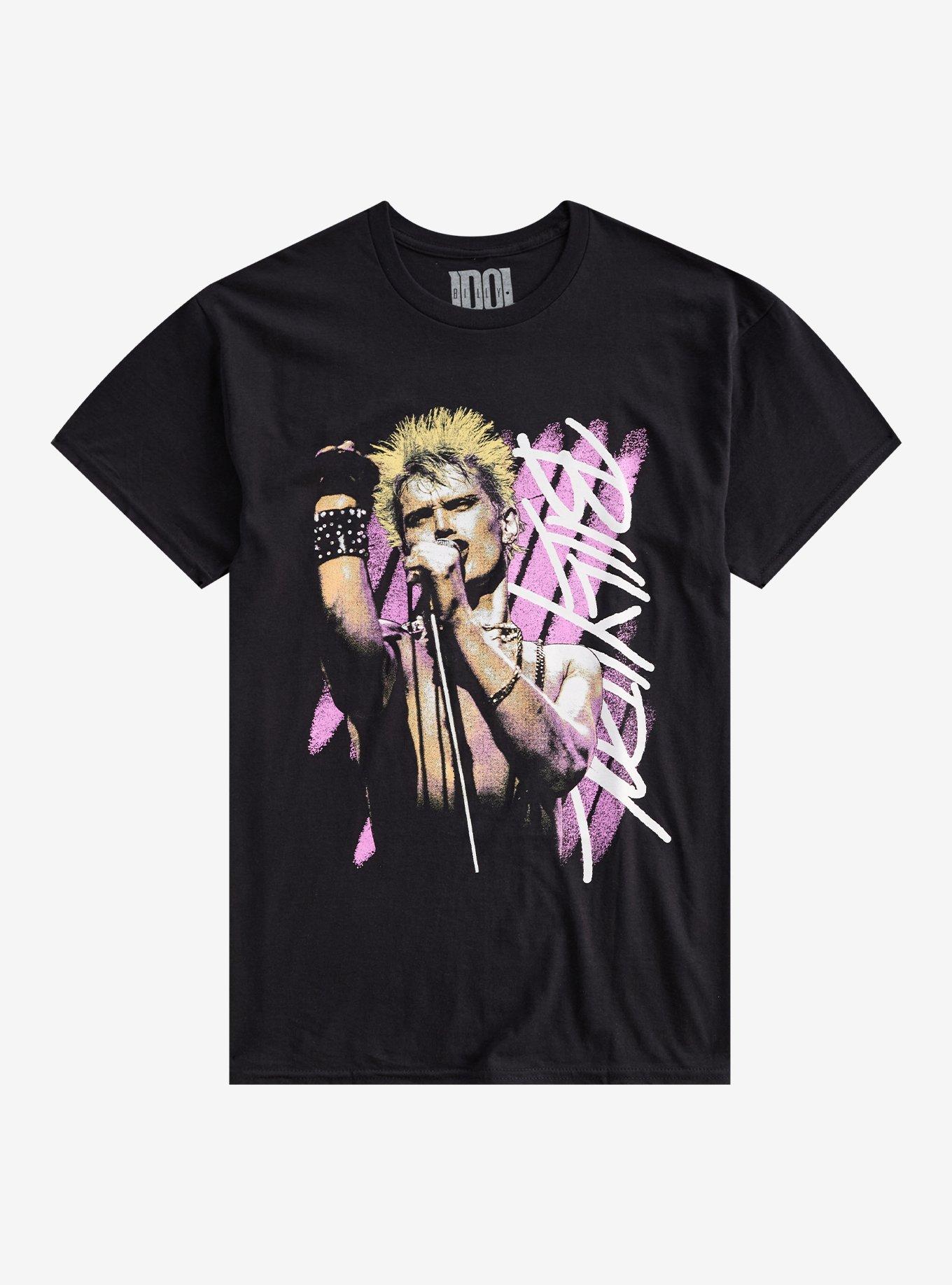 Billy Idol Mic Pose T-Shirt, , hi-res