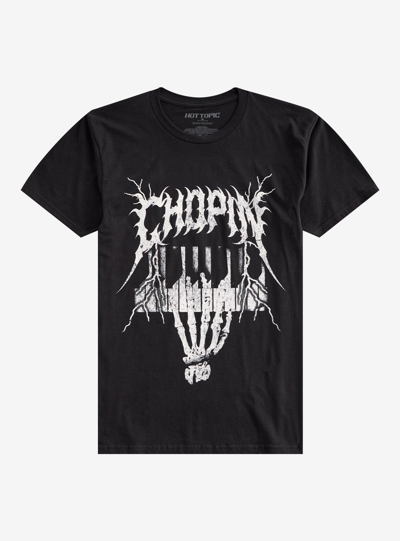Chopin Piano Metal T-Shirt, , hi-res