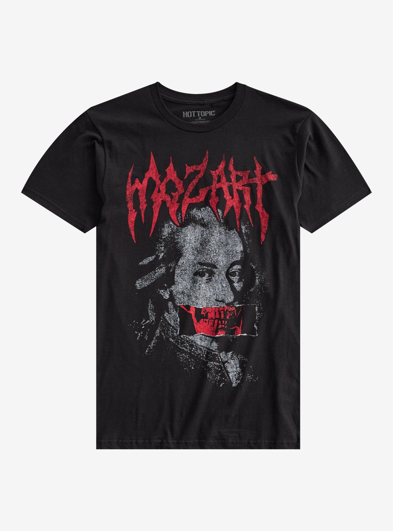 Mozart Bust Metal T-Shirt, , hi-res