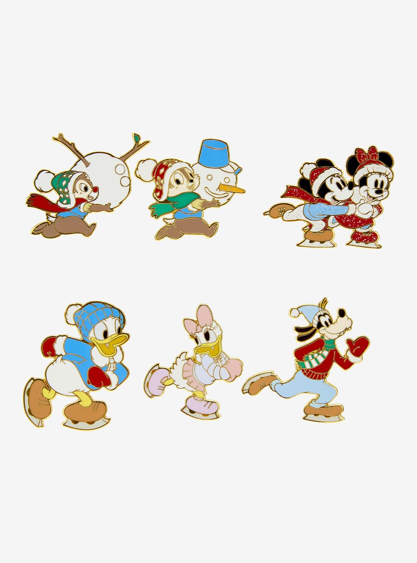 Loungefly Disney Mickey & Friends Winter Scenes Blind Box Enamel Pin, , hi-res