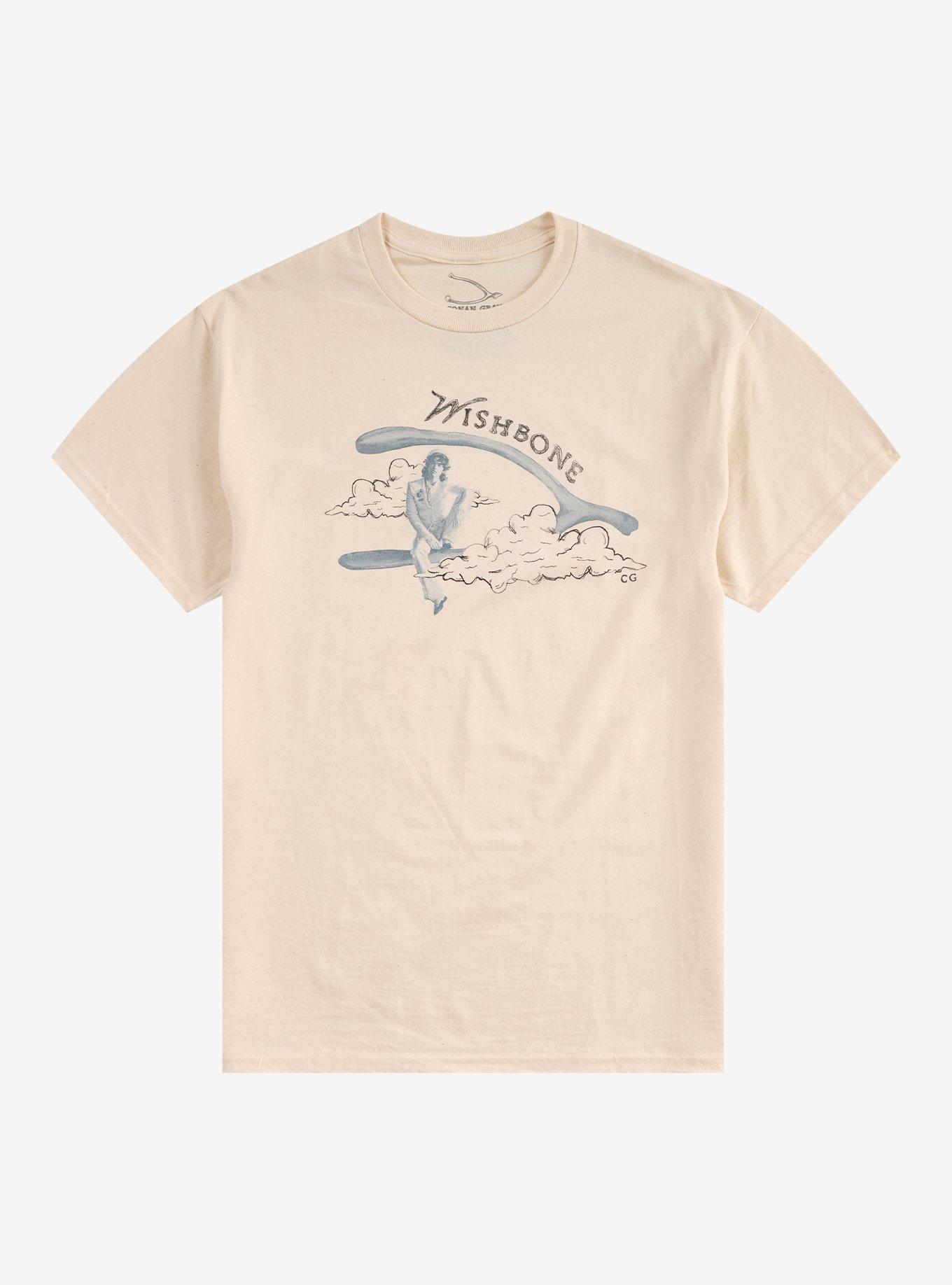Conan Gray Wishbone Clouds T-Shirt, , hi-res
