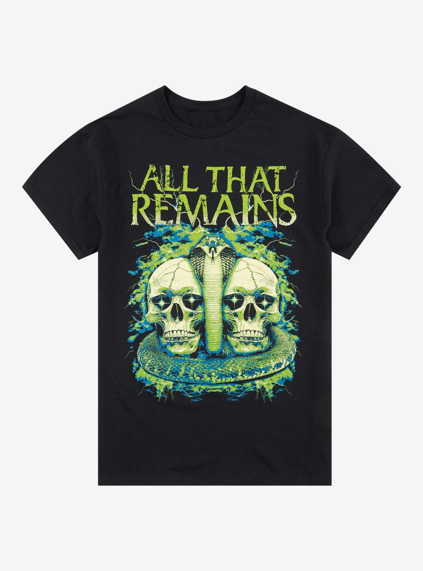 All That Remains Skulls & Cobra T-Shirt, , hi-res