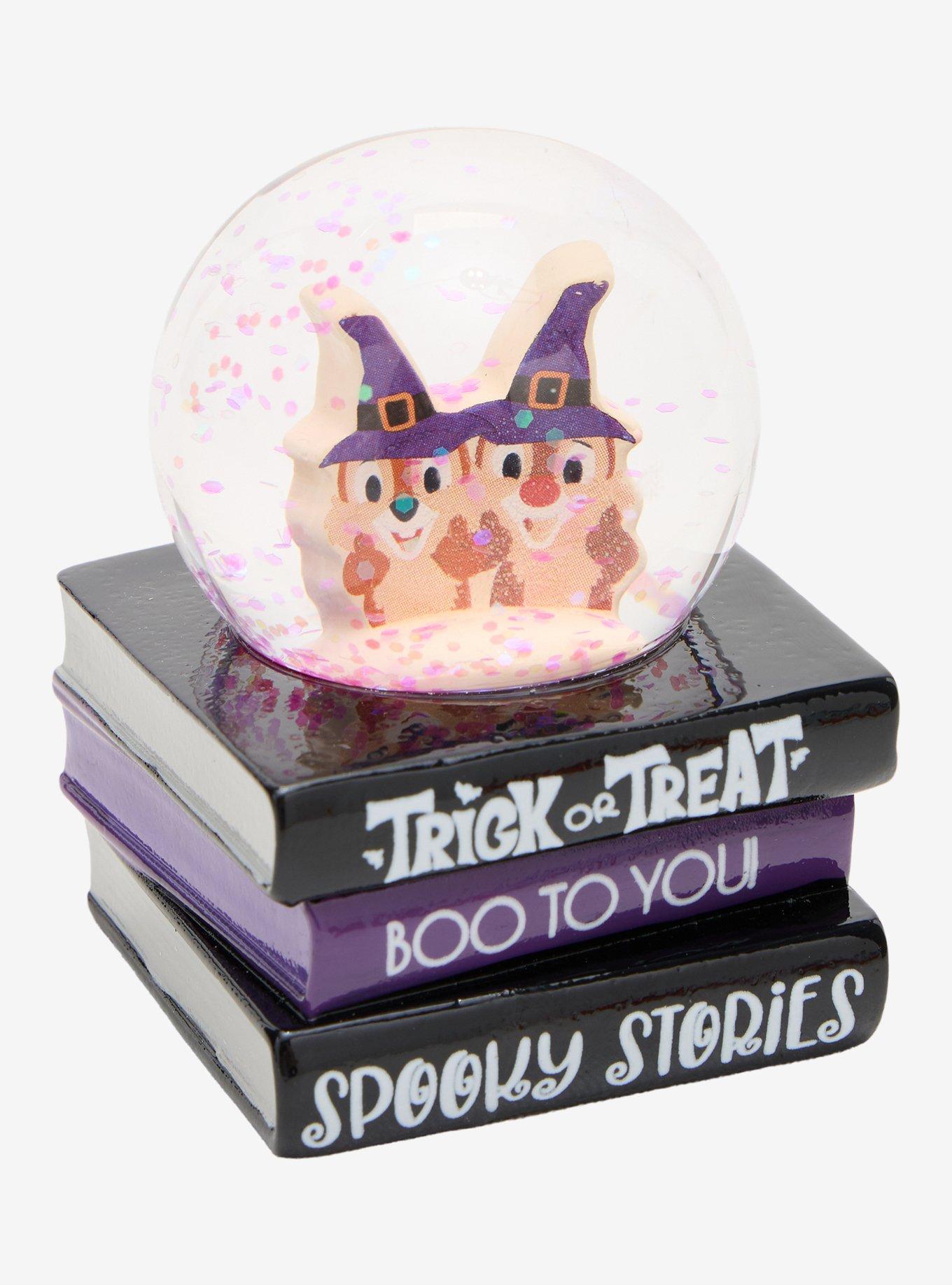 Disney Chip 'n' Dale Halloween mini snow globe photographed for a licensed retailer listing