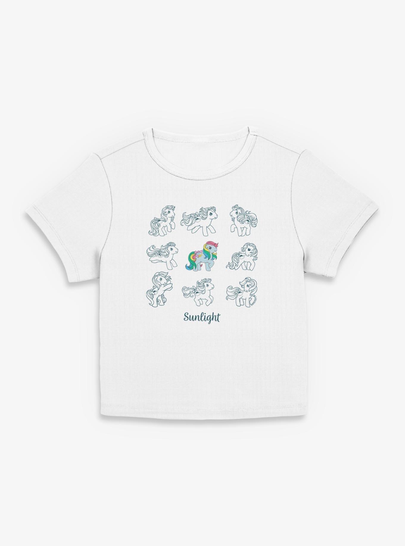 My Little Pony Sunlight Repeated Outline Womens Baby T-Shirt, , hi-res